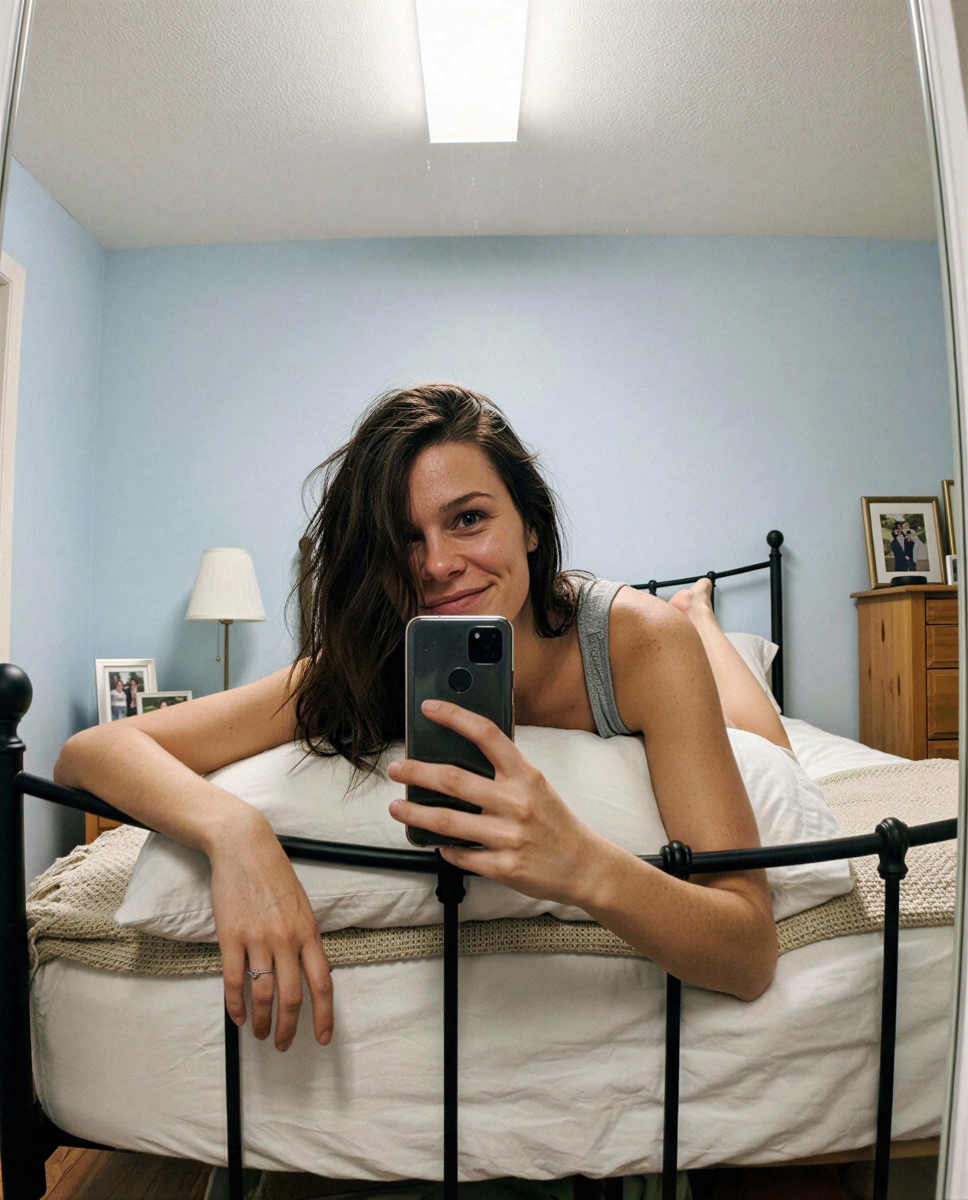 Crooked smile, warm bed - send a little love and I’ll show you the unedited me., by Gráinne O'Connor