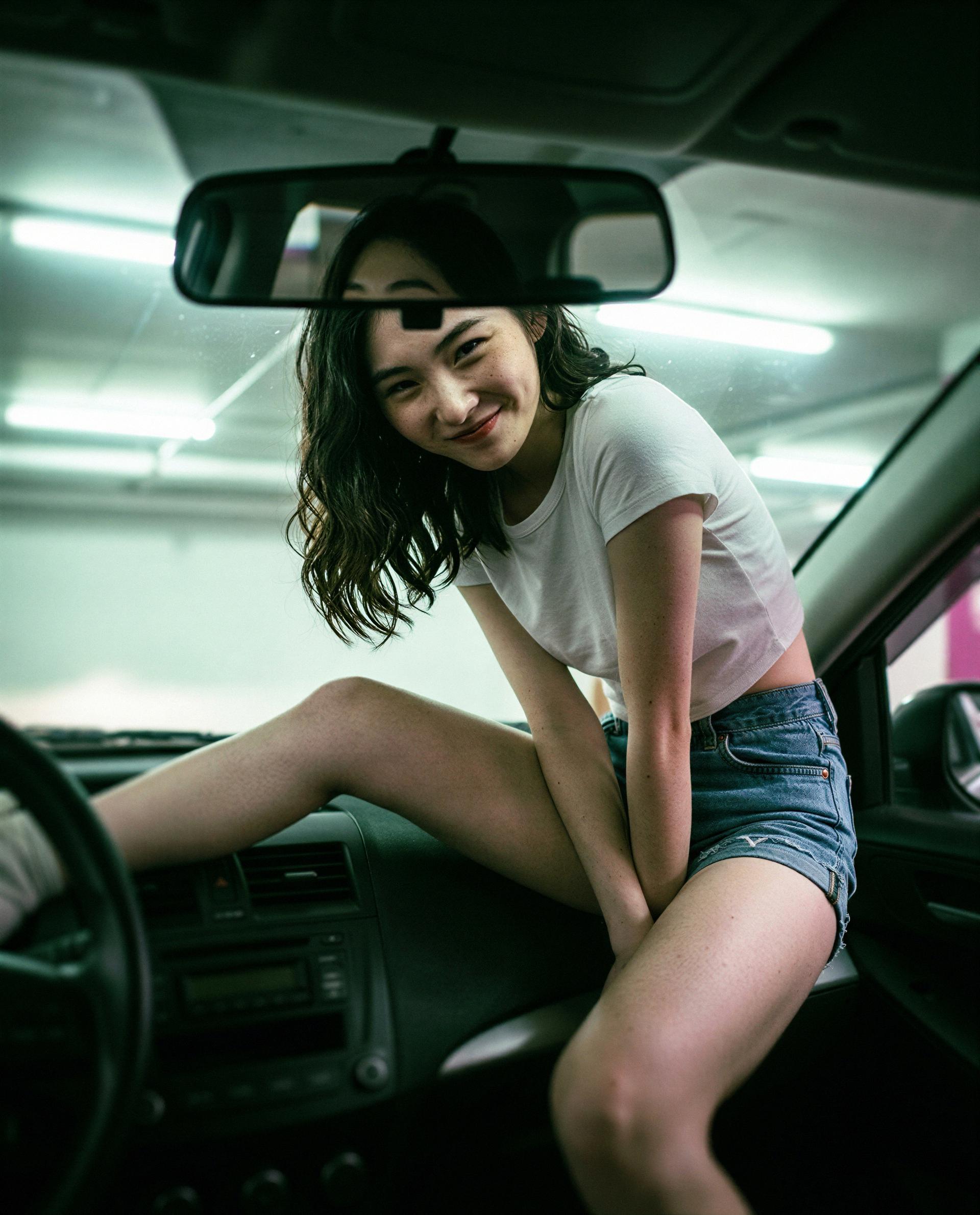 I'm on the dash, you're on my mind - take the wheel and I'll guide you closer 😘💕, by Chloe Nguyen