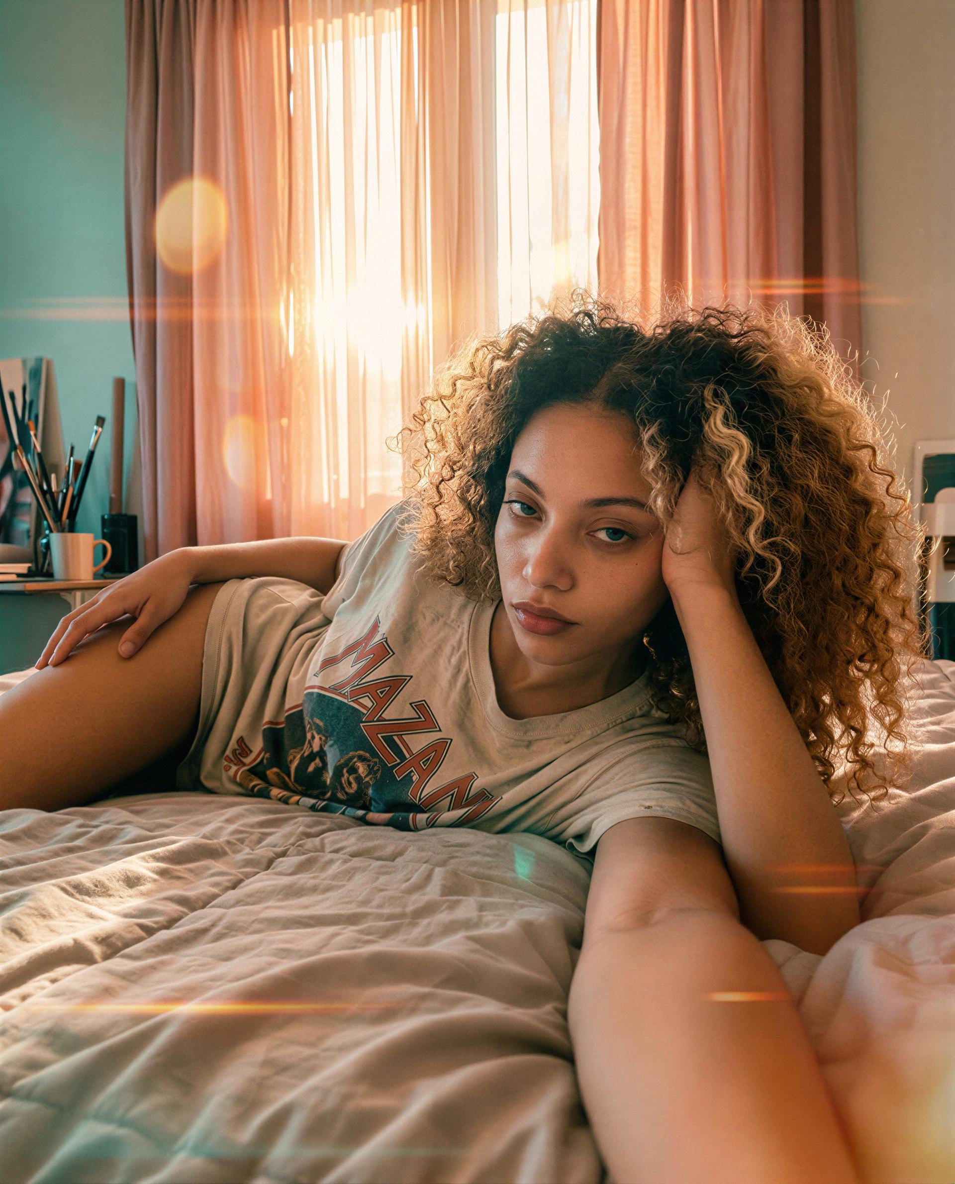 i'm pretending to nap—tip me and i'll prove i'm wide awake 😘, by Mariana Alves