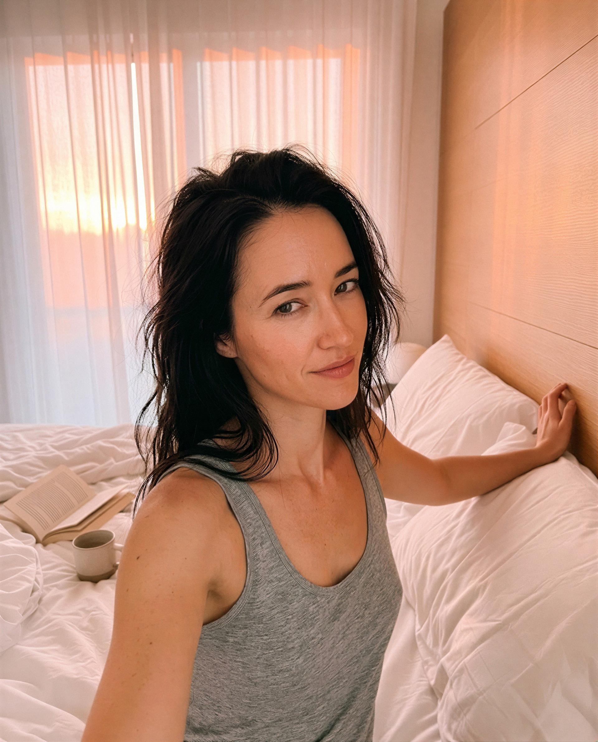took a tiny chance - sunlight, messy hair, and a secret i'll only share with someone daring, care to try? 🫣💋, by Ingrid White