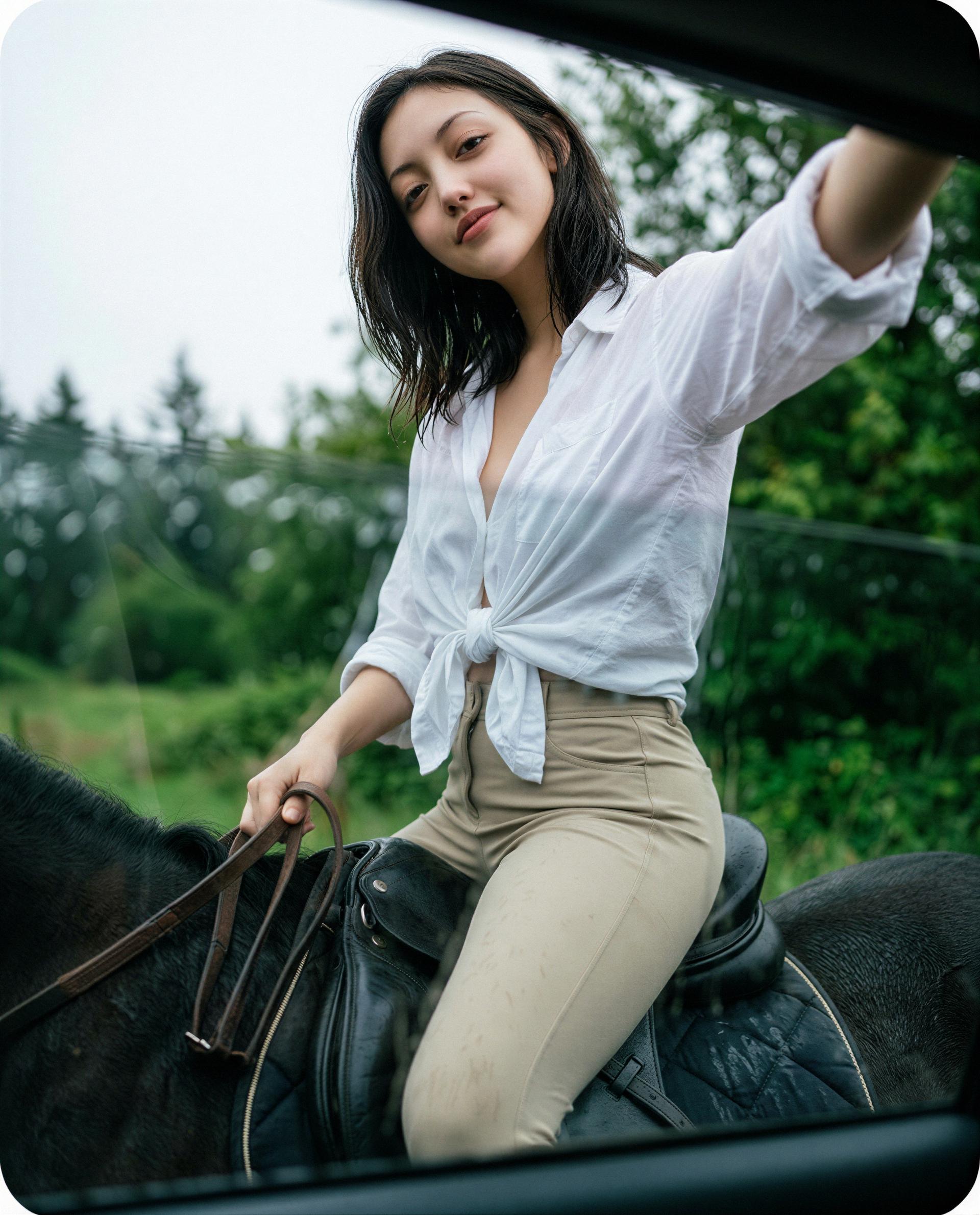 Shaky fingers, bold move—who wants a front-row seat to my wild ride? 🫣😉, by Xue Zhou