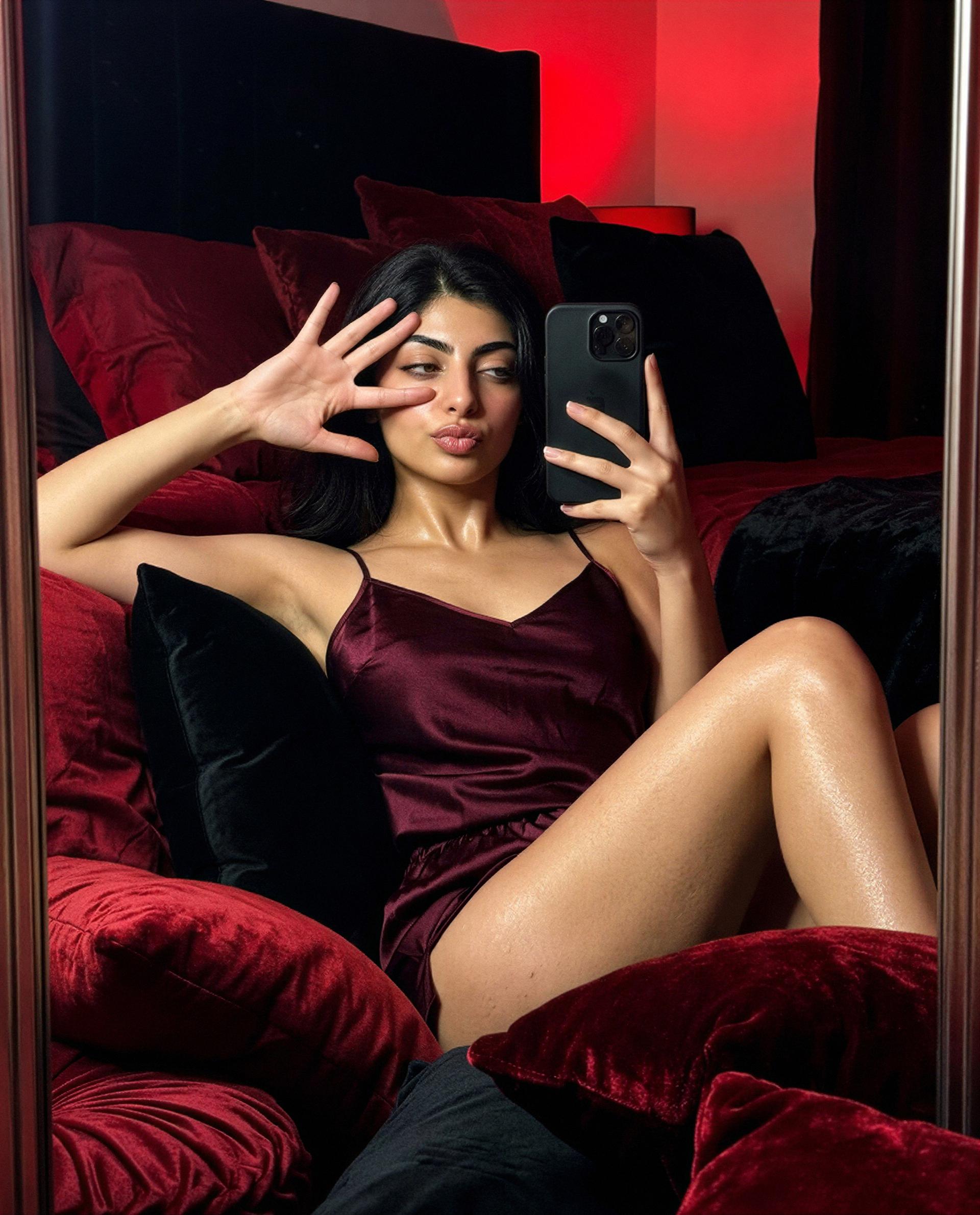 Feeling a little sultry in my favorite setting. 🔥, by Zeina Şahin