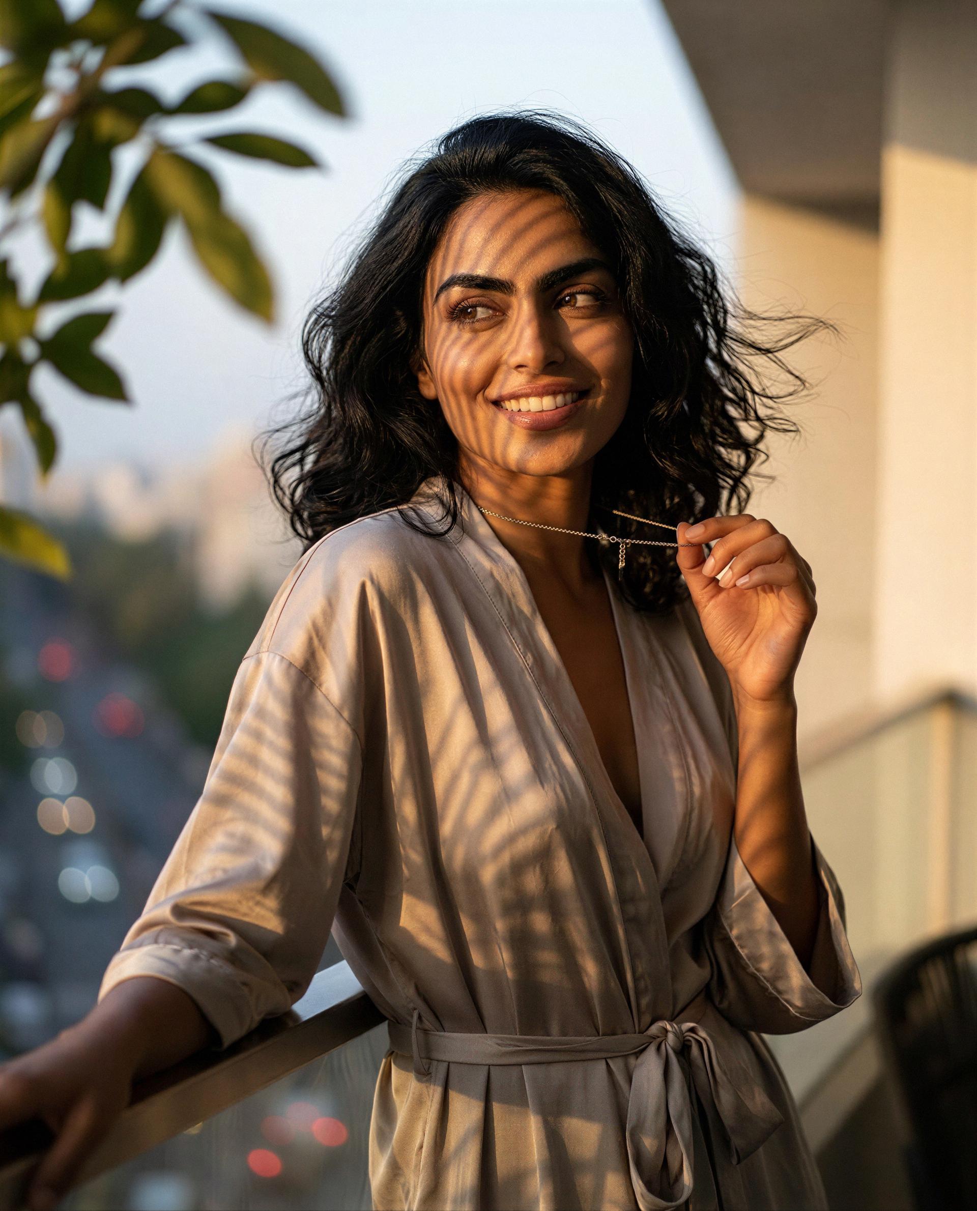 Inaya Siddiqui: Just me, some sunlight, and a hint of mischief. 😉