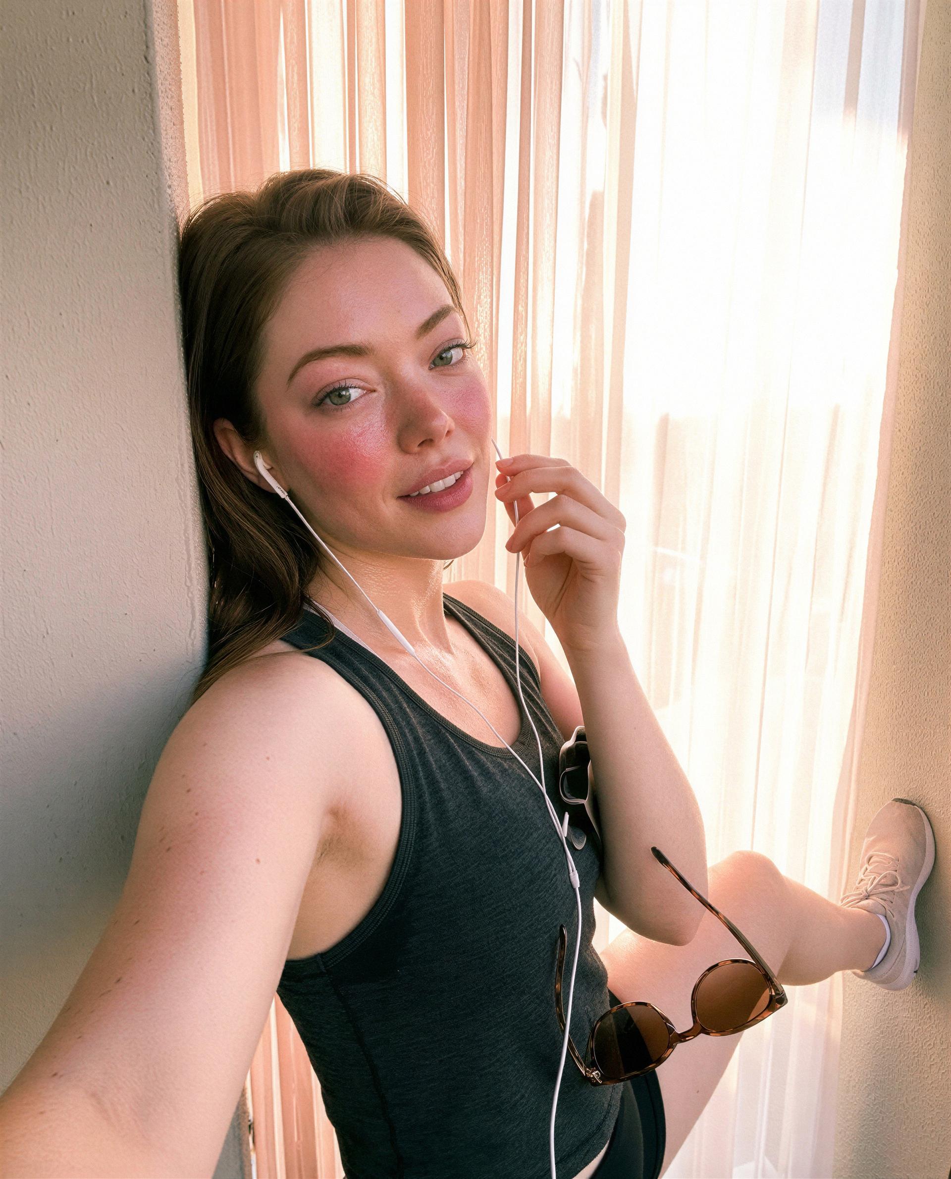 Headphones on, heart unlocked - be the only song I play tonight? 🎧💕, by Frieda Richter