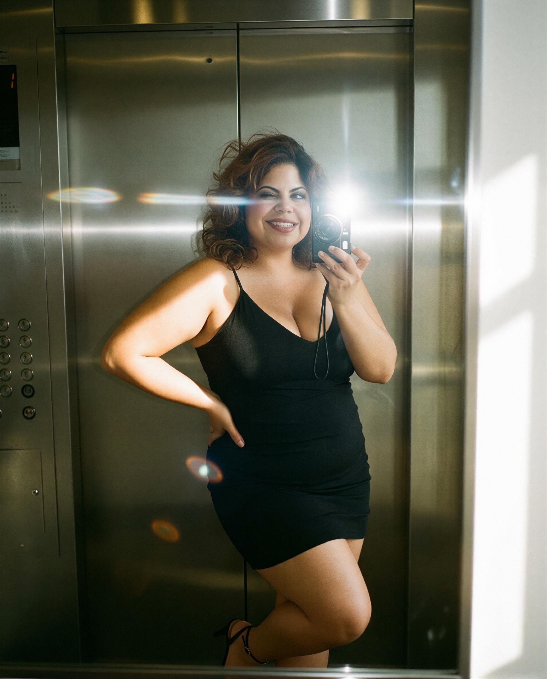 This little black dress has secrets—wanna find them?, by Gabriela Torres