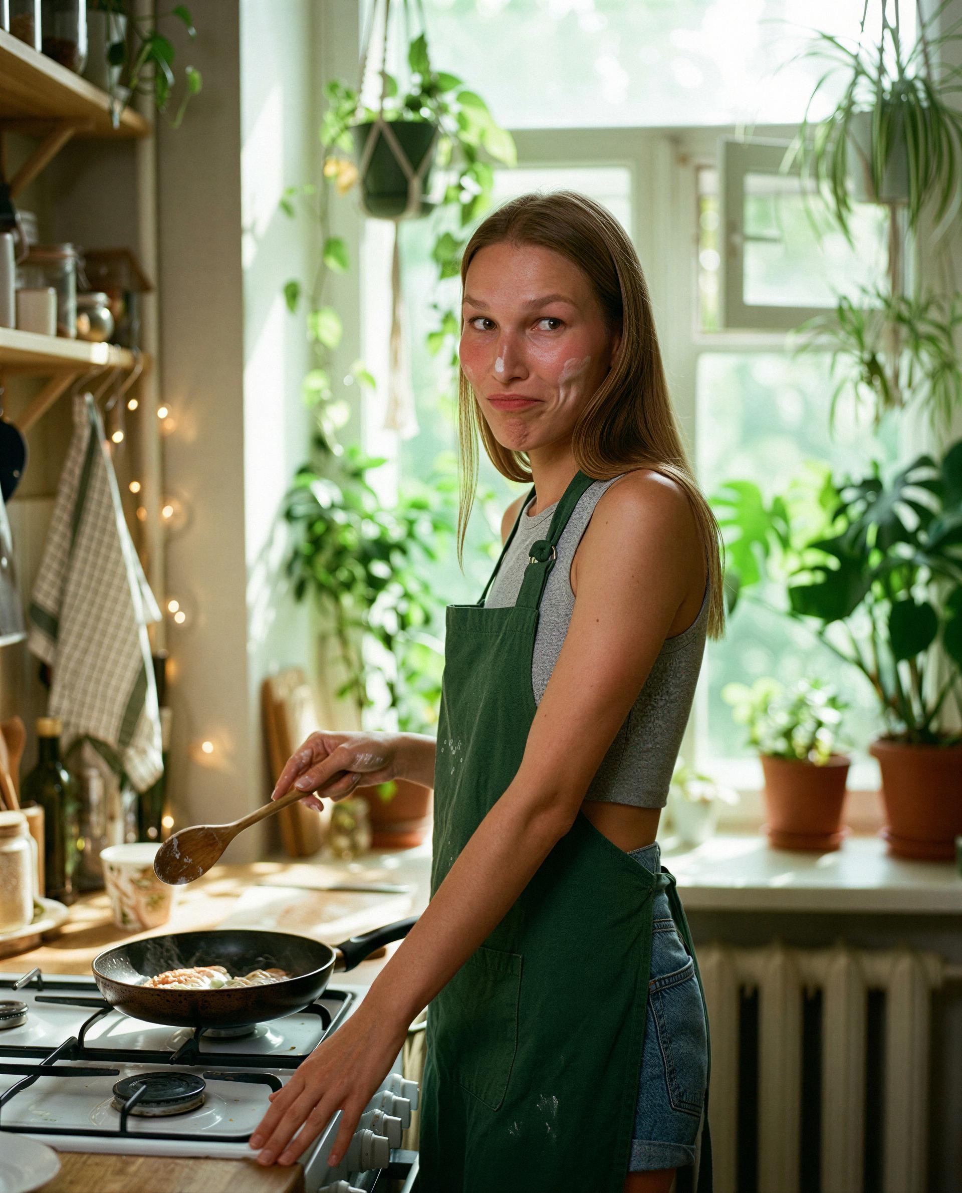 Cooking up something hot—be my private taste tester tonight? 😘, by Ekaterina Gerasimov