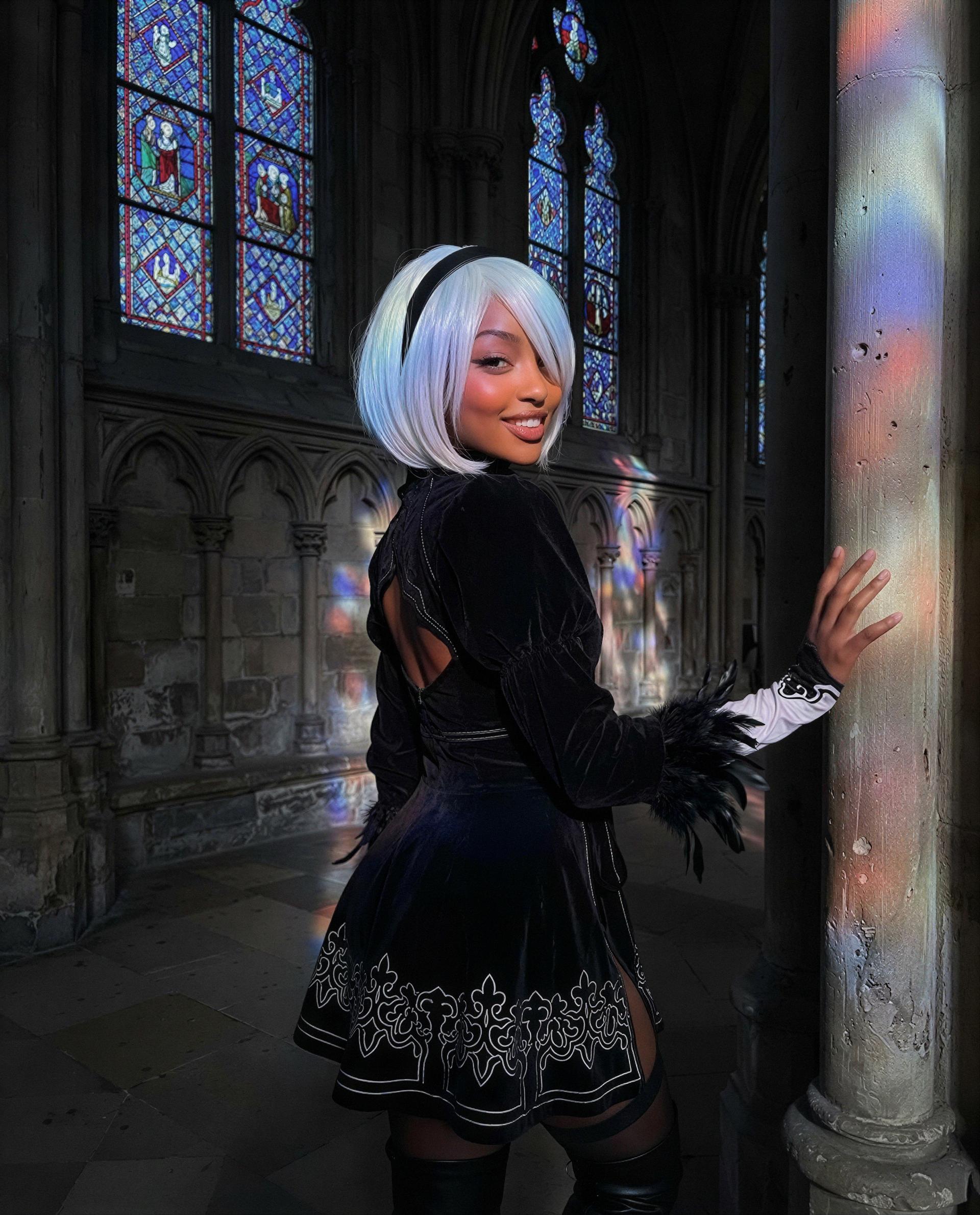 not sure if i'm a sinner or a saint tonight—pick my side? 😳✨, by Angel Toure