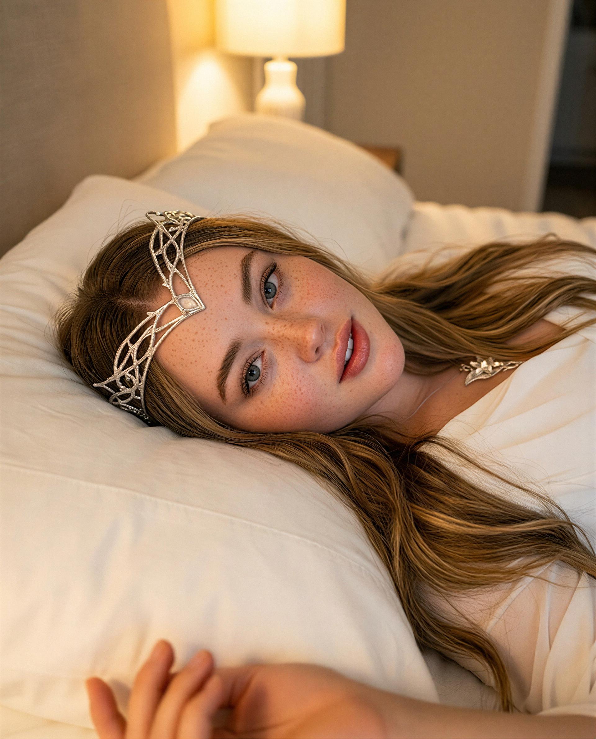 Saved you a spot under my crown—come sit close and I’ll make it worth your while 😘, by Margaux Howard