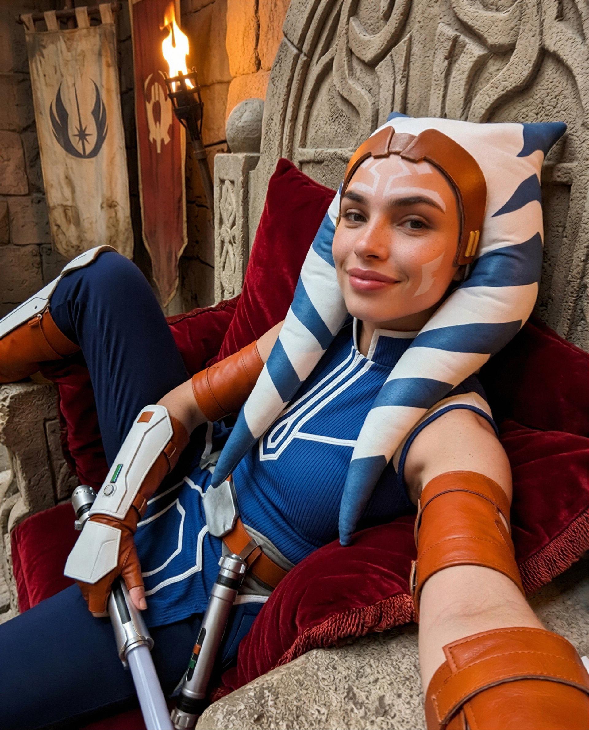 All geared up and dangerously flirty—wanna be my next adventure? 😘, by Anna Georgiou