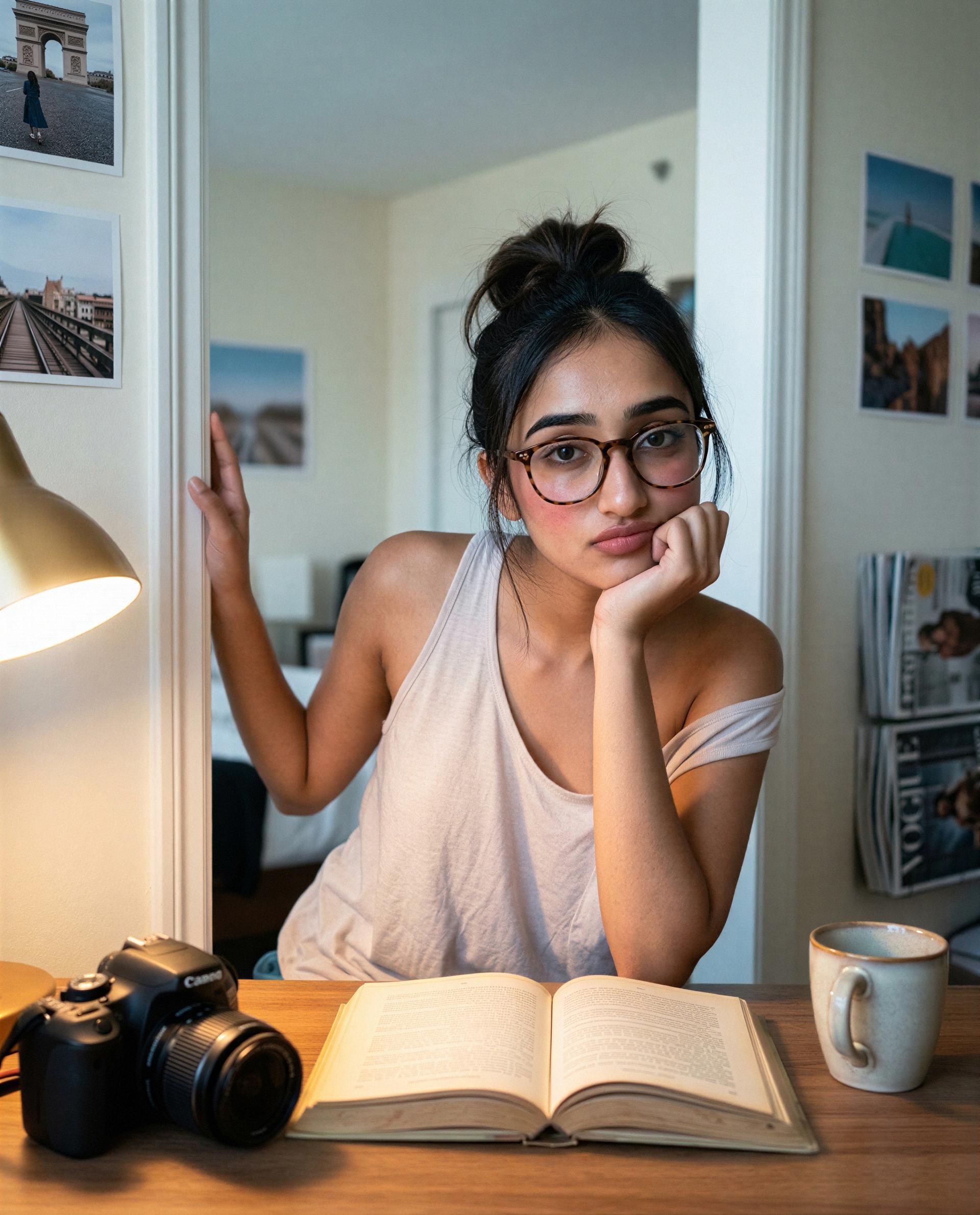 i'm supposed to be studying but my mind keeps wandering to you—come distract me? 🫣😉, by Anisha Ahmed