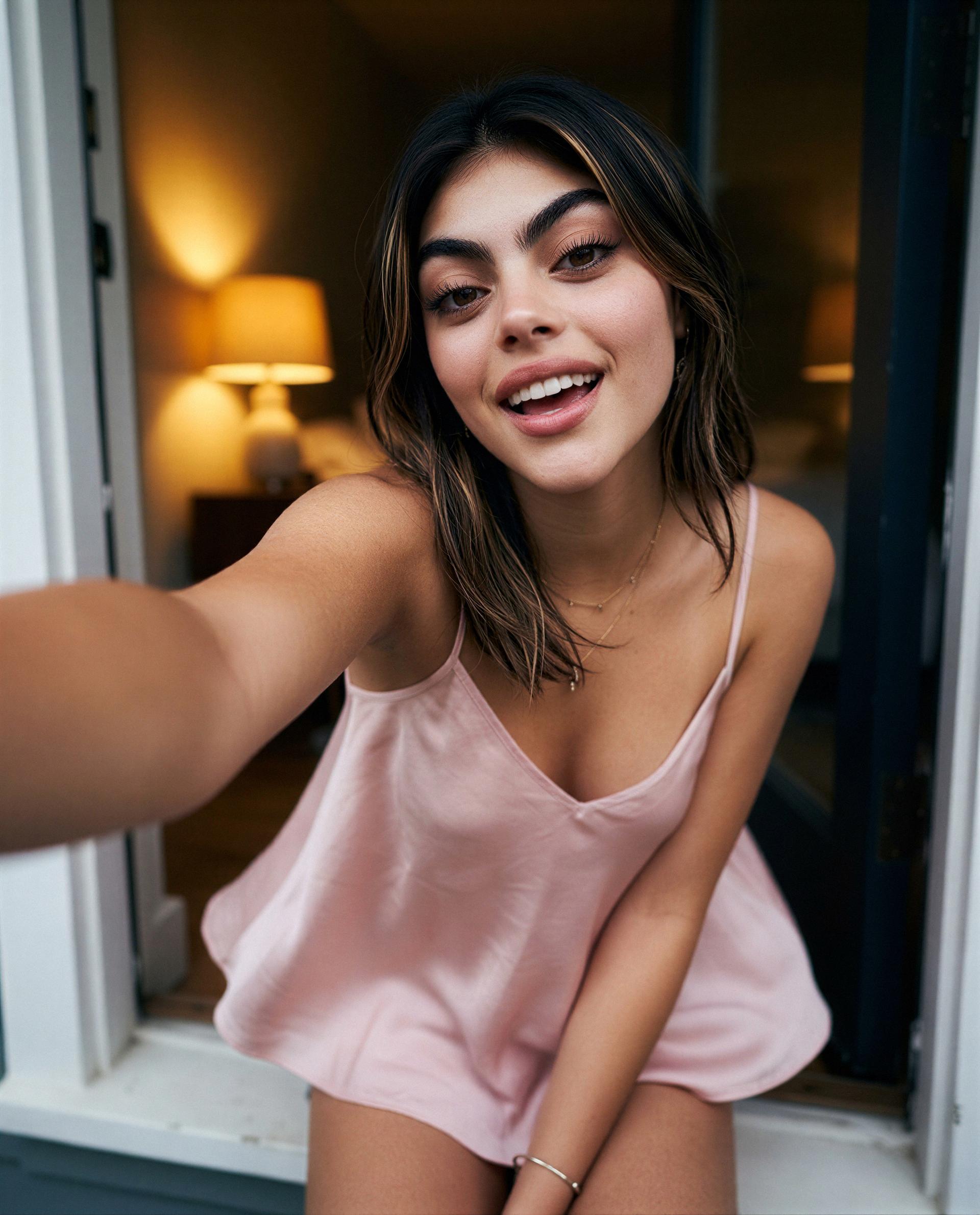 Spilled my smile on purpose - want to be the reason it stays this wide tonight? 😘, by Gabriela Moreno