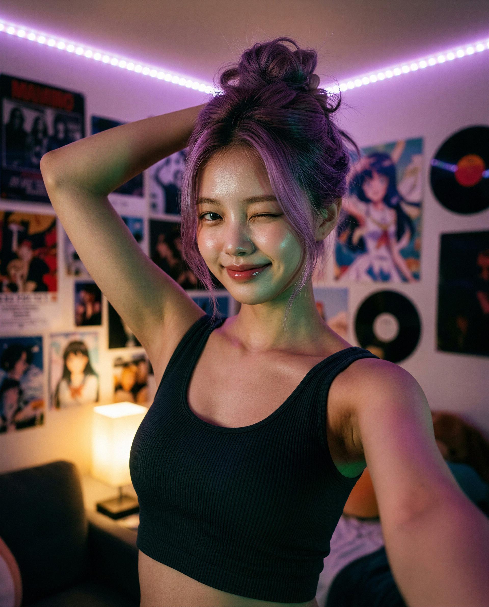 Think you can handle what's behind this wink - say the word and I'll prove it., by Yumiko Ito