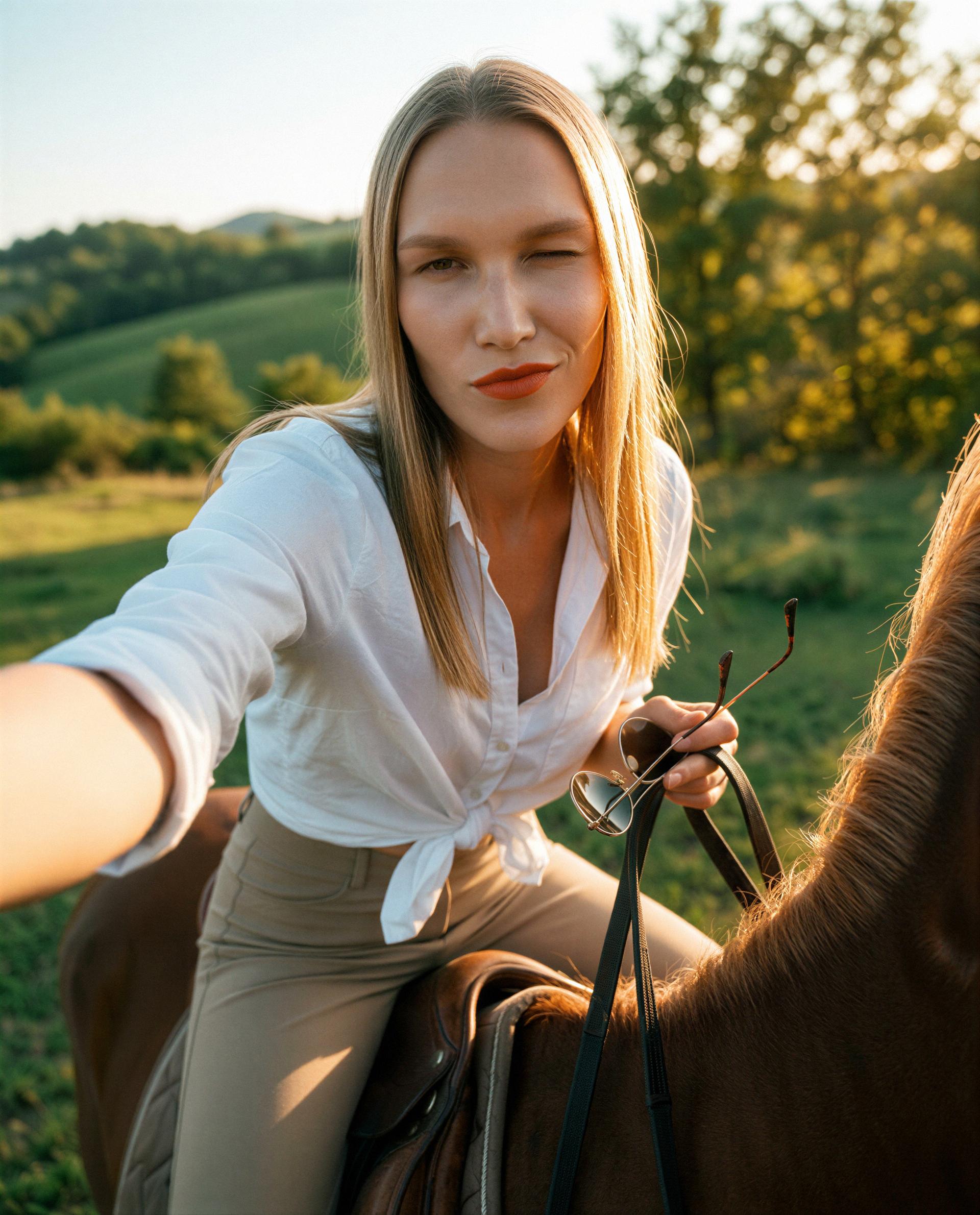 Saddle up, baby — I give the best rides., by Ekaterina Gerasimov