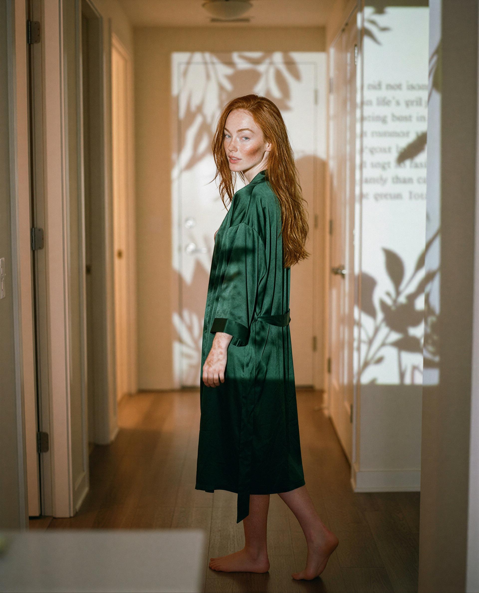 Hallway's heating up—dare to follow my footprints? 😏, by Élodie Braun