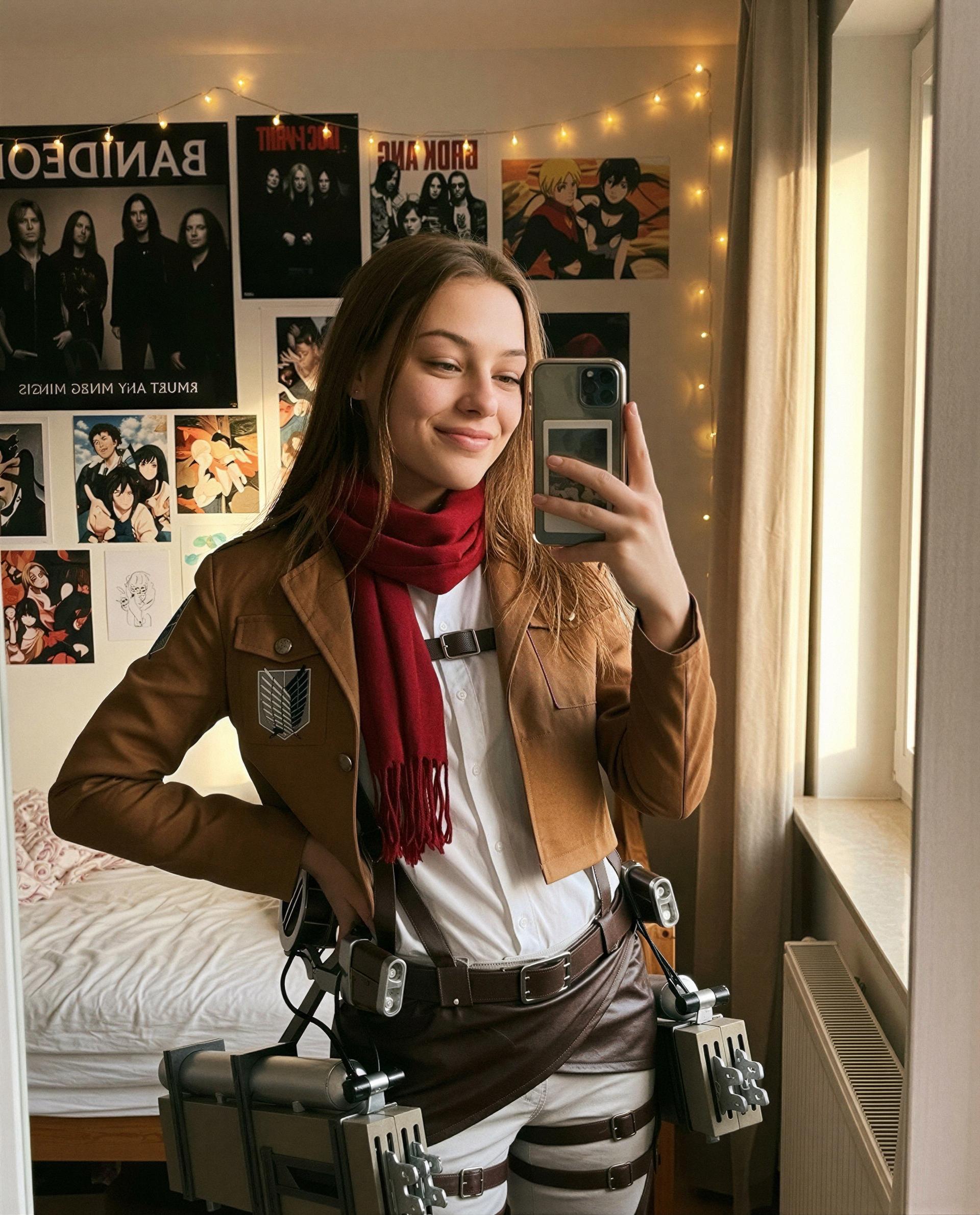 Red scarf, reckless heart - steal an adventure with me? 💋, by Carla Oliveira