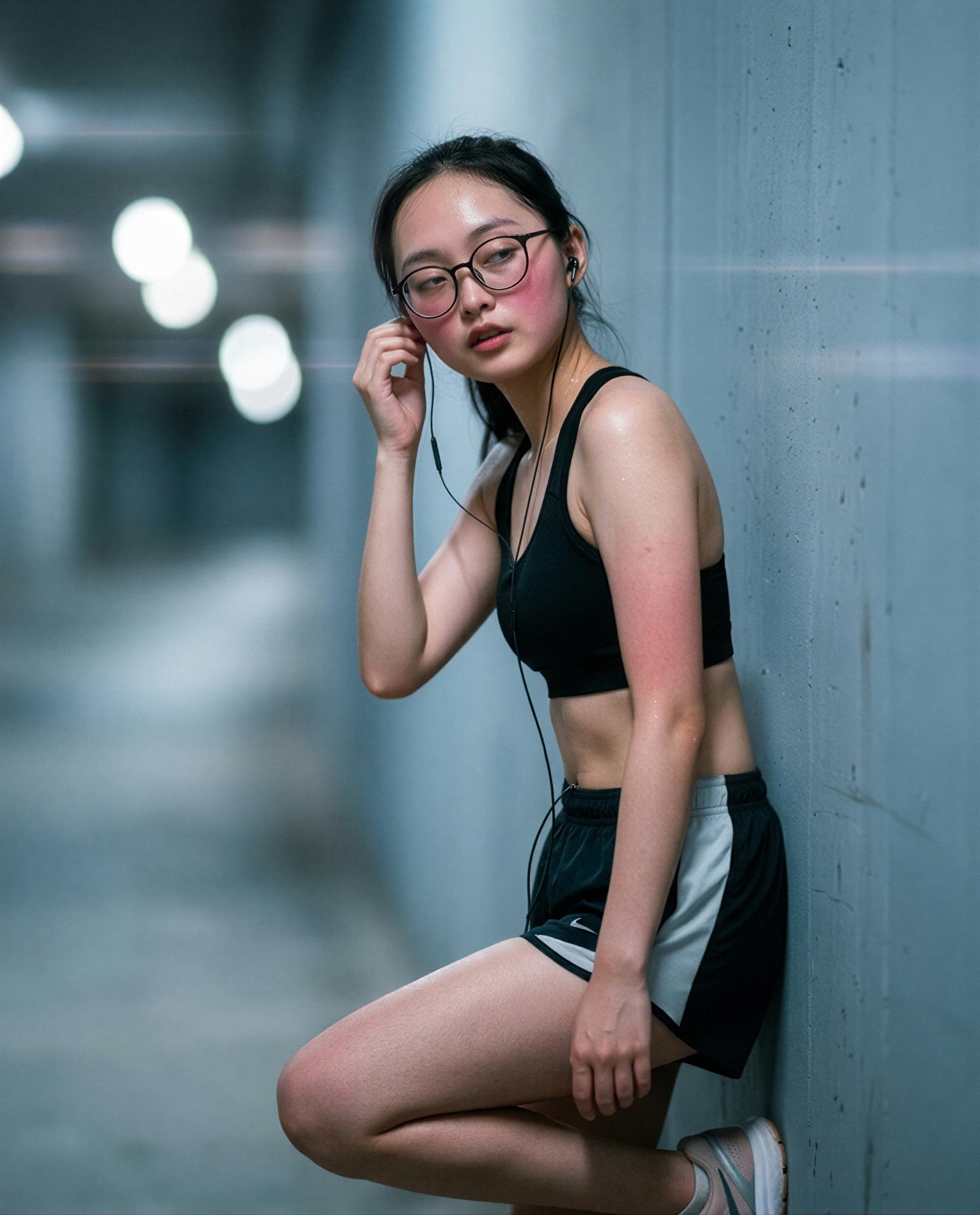 Flushed, wired, and dangerously close - slide a tip and I’ll take you with me., by Jing Guan