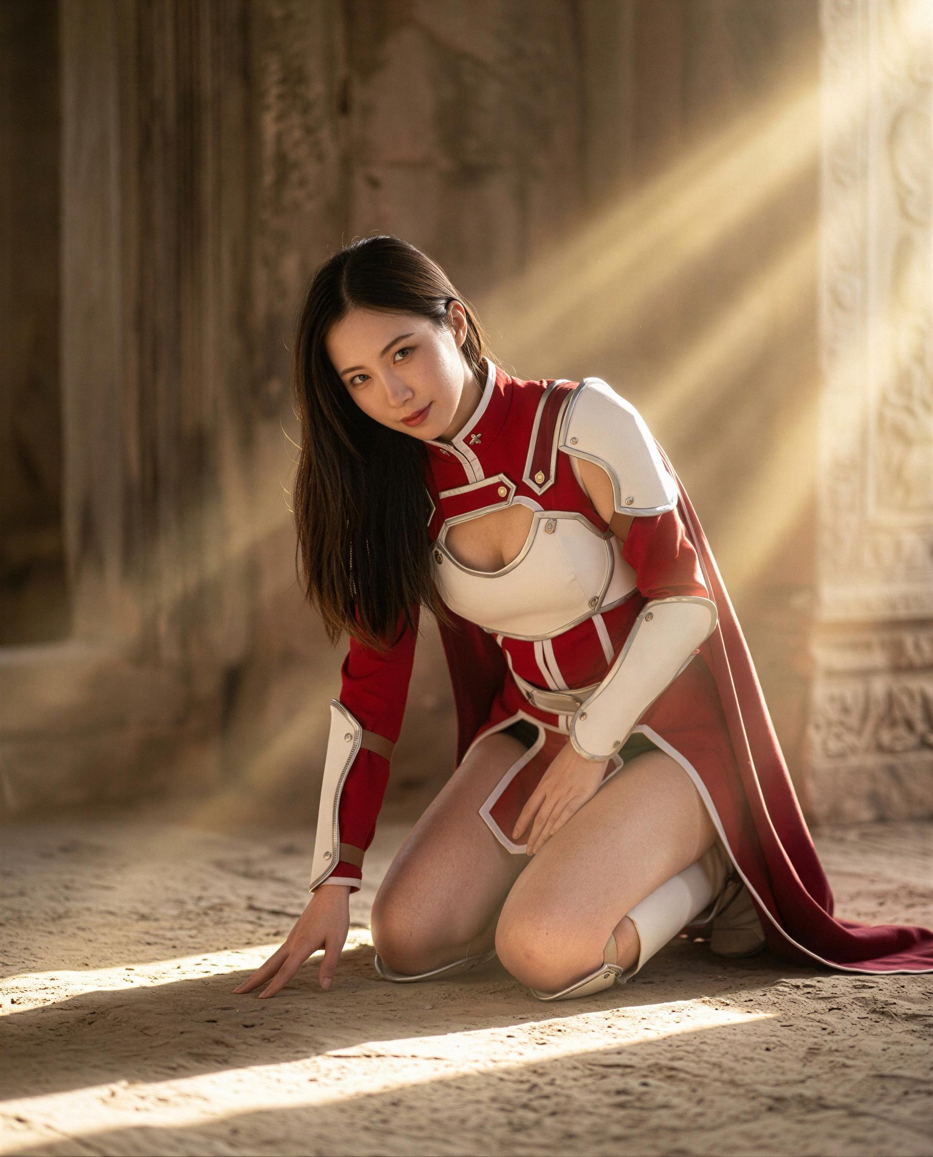 In my armor but not my defenses - dare to test how soft I get? 😘, by Daisy Ping Zhang