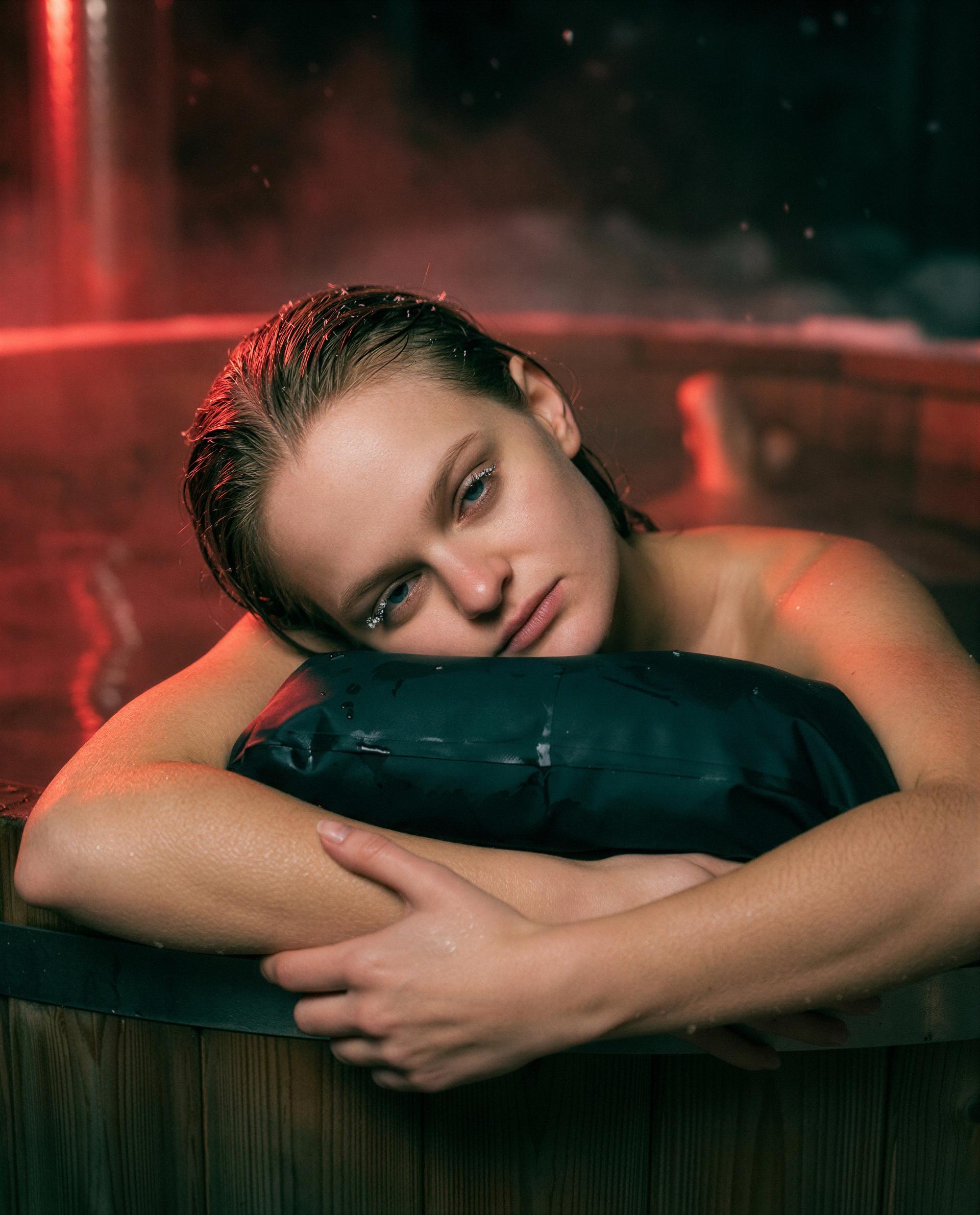 Late-night dip and a secret stash — thinking of one person to share the key with, could it be you? 😉, by Elodie Moreau