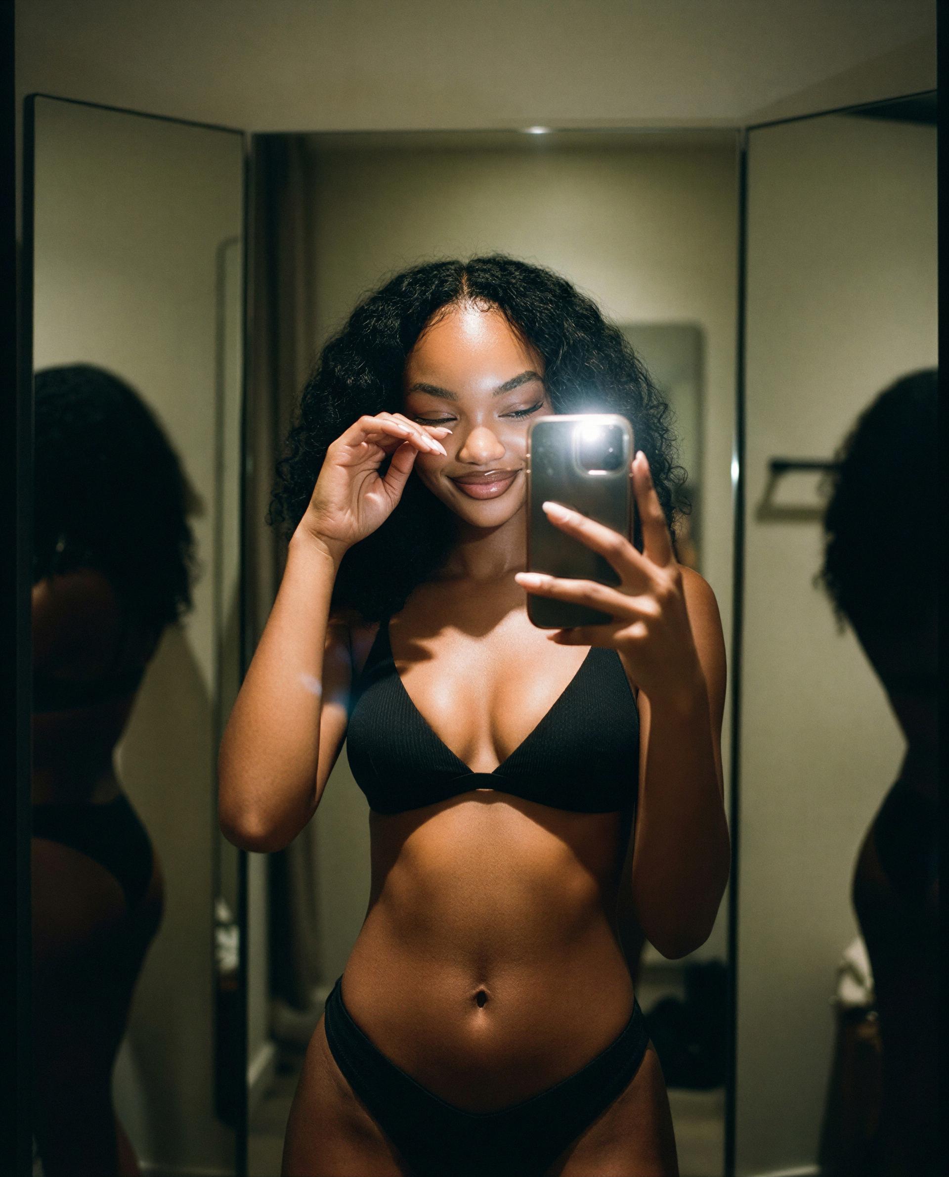 Just me, the mirror, and a very short waiting list - make me your exception 😏, by Jasmine Williams