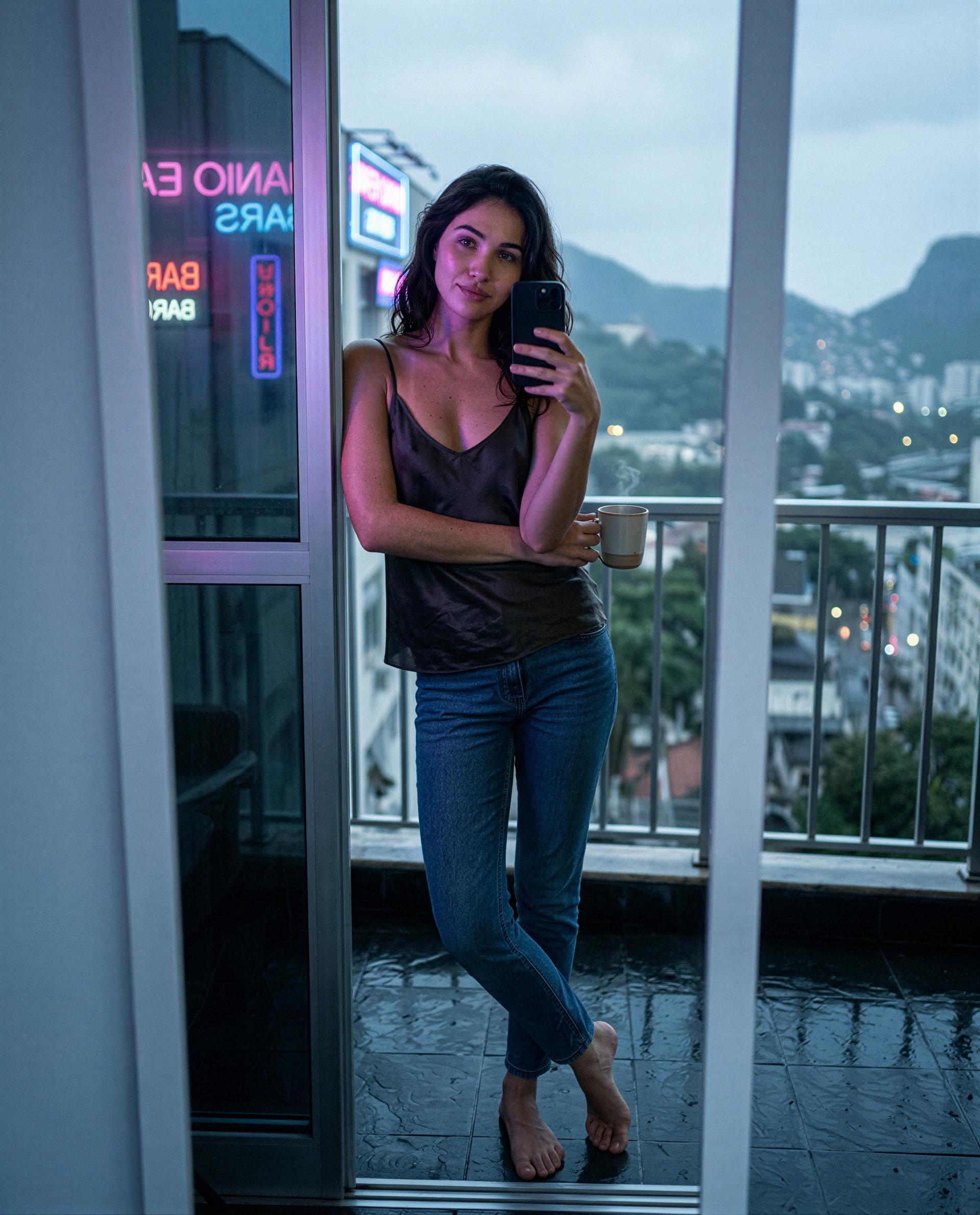 Just me, the night, and an empty spot that only you can fill—come claim it. 😉, by Daniela Macedo