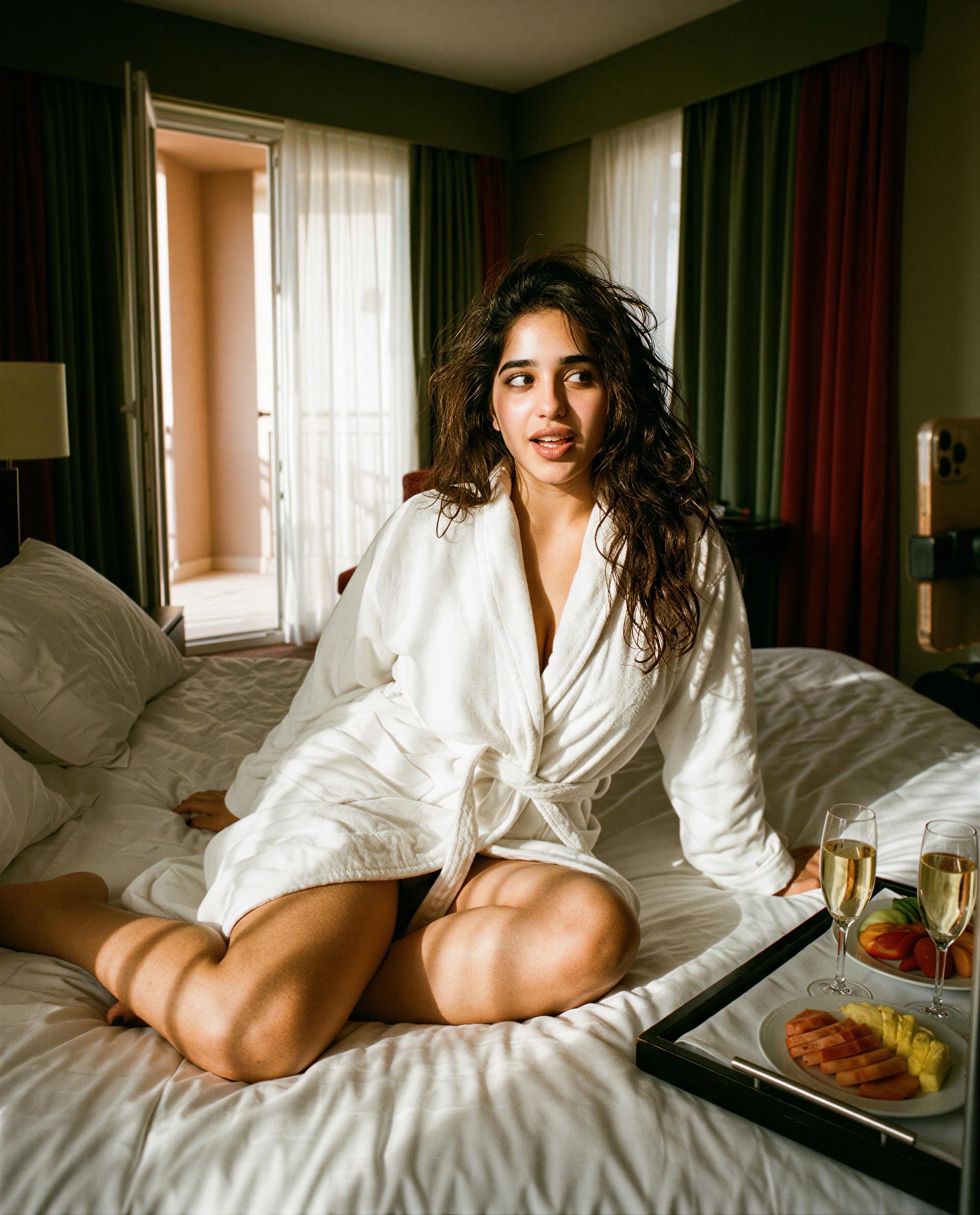 my robe's got secrets—buy a ticket to my private premiere? 🥺🎟️, by Reem Shimon