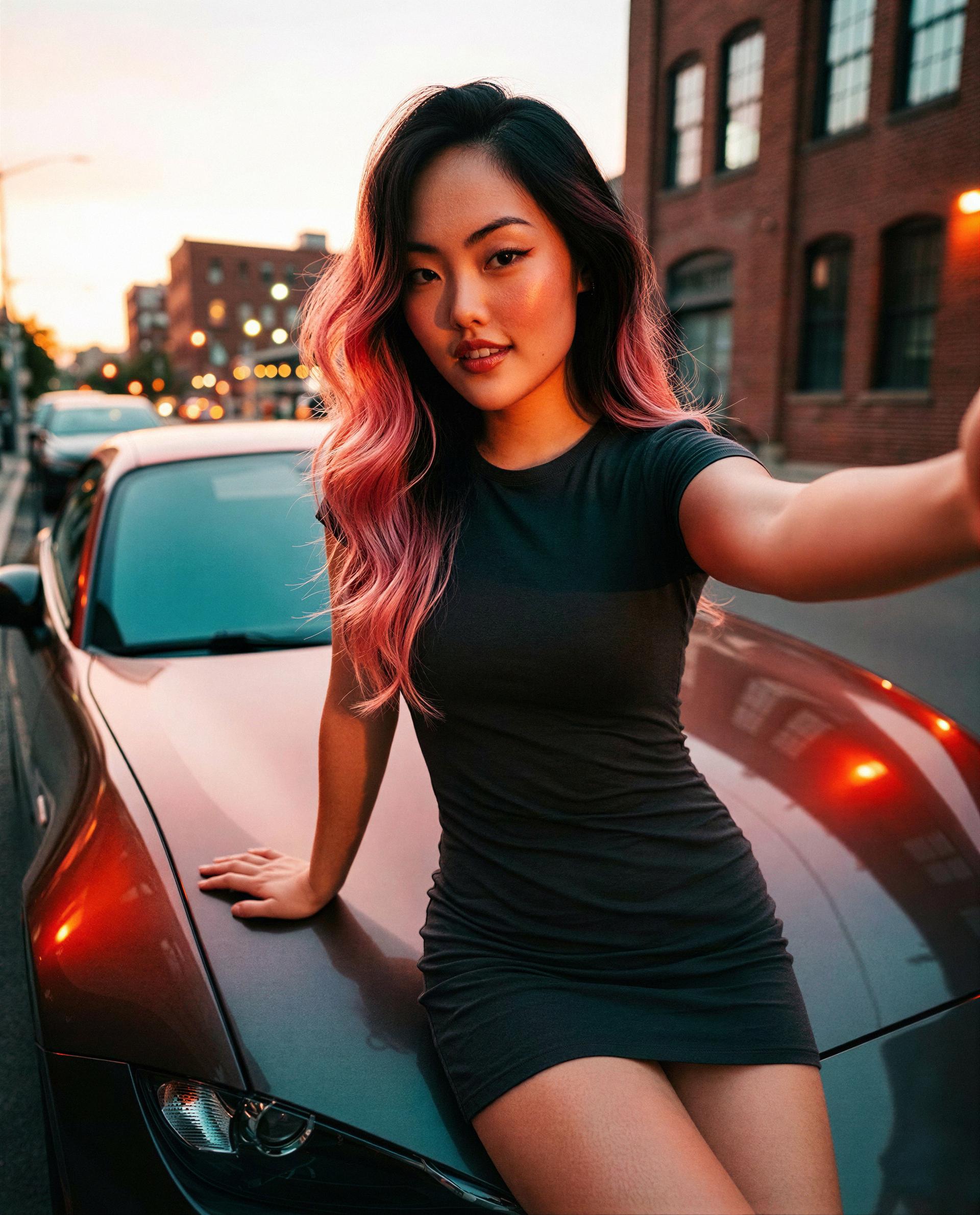 I've got the keys and your name on my lips—wanna take a private ride? 💋, by Min-Ji Kwon