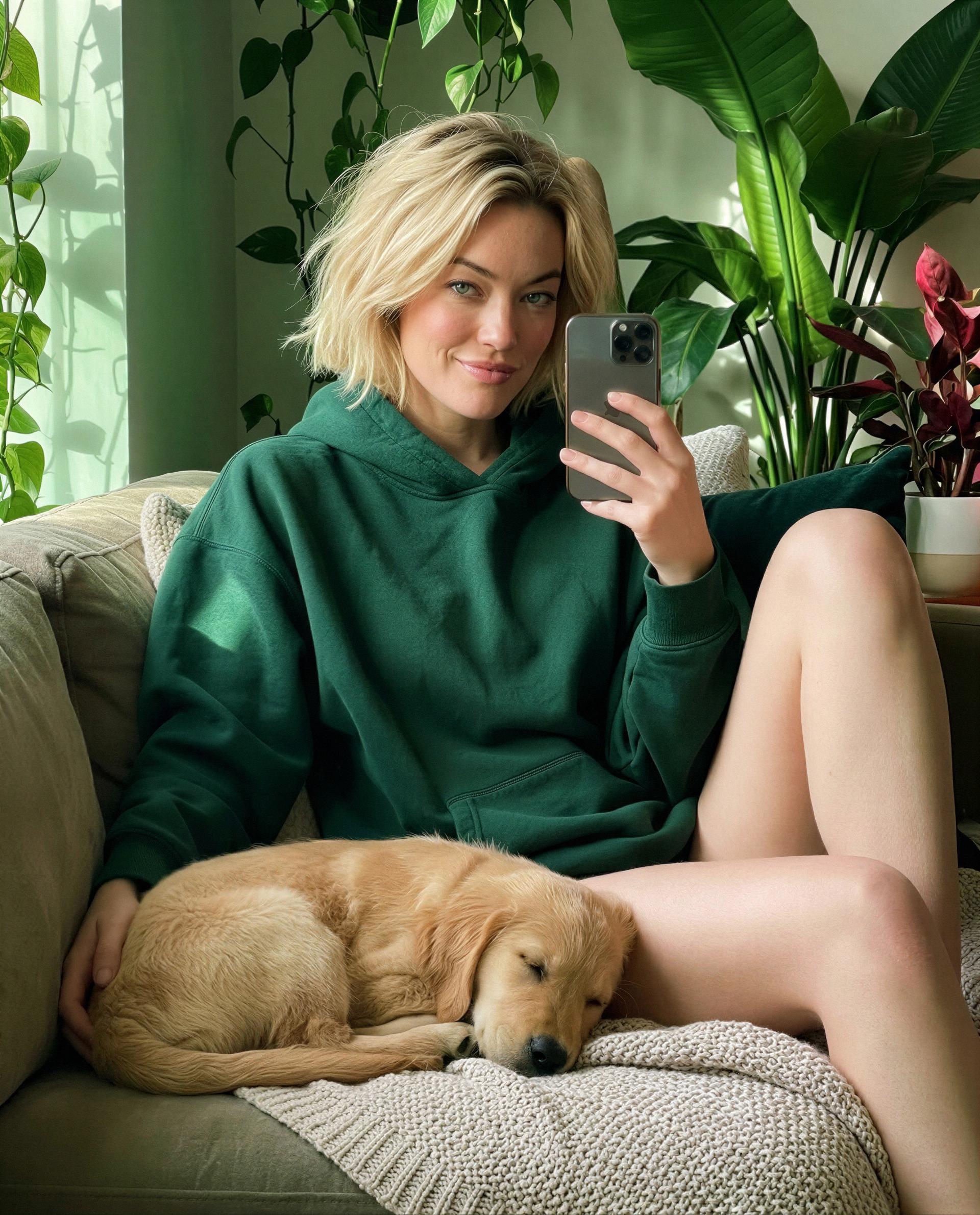 This cozy lap’s reserved for one - think you can earn it? 😘, by Mary Müller