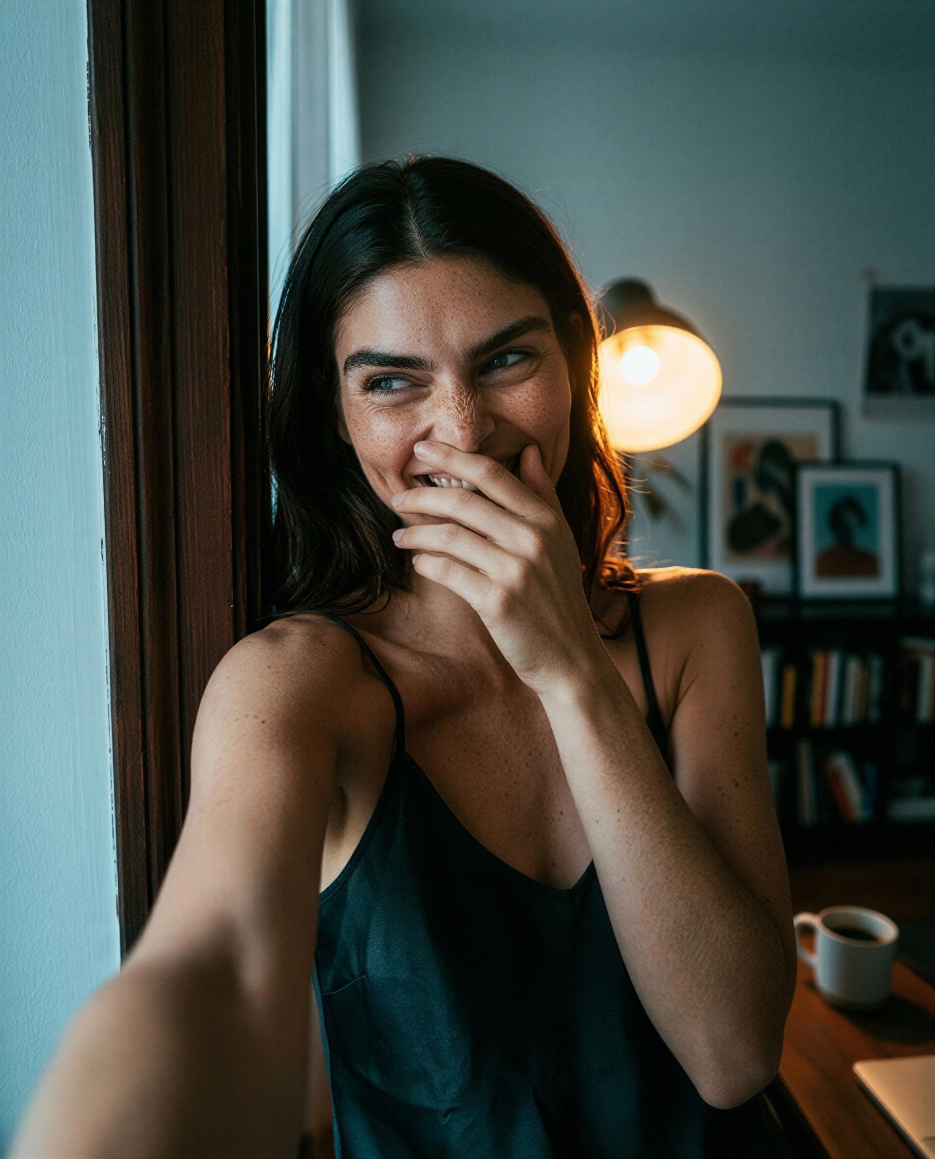 This smile’s complimentary - the real, late-night fun is reserved for those who join me. 🌙😉, by Lucy McCarthy