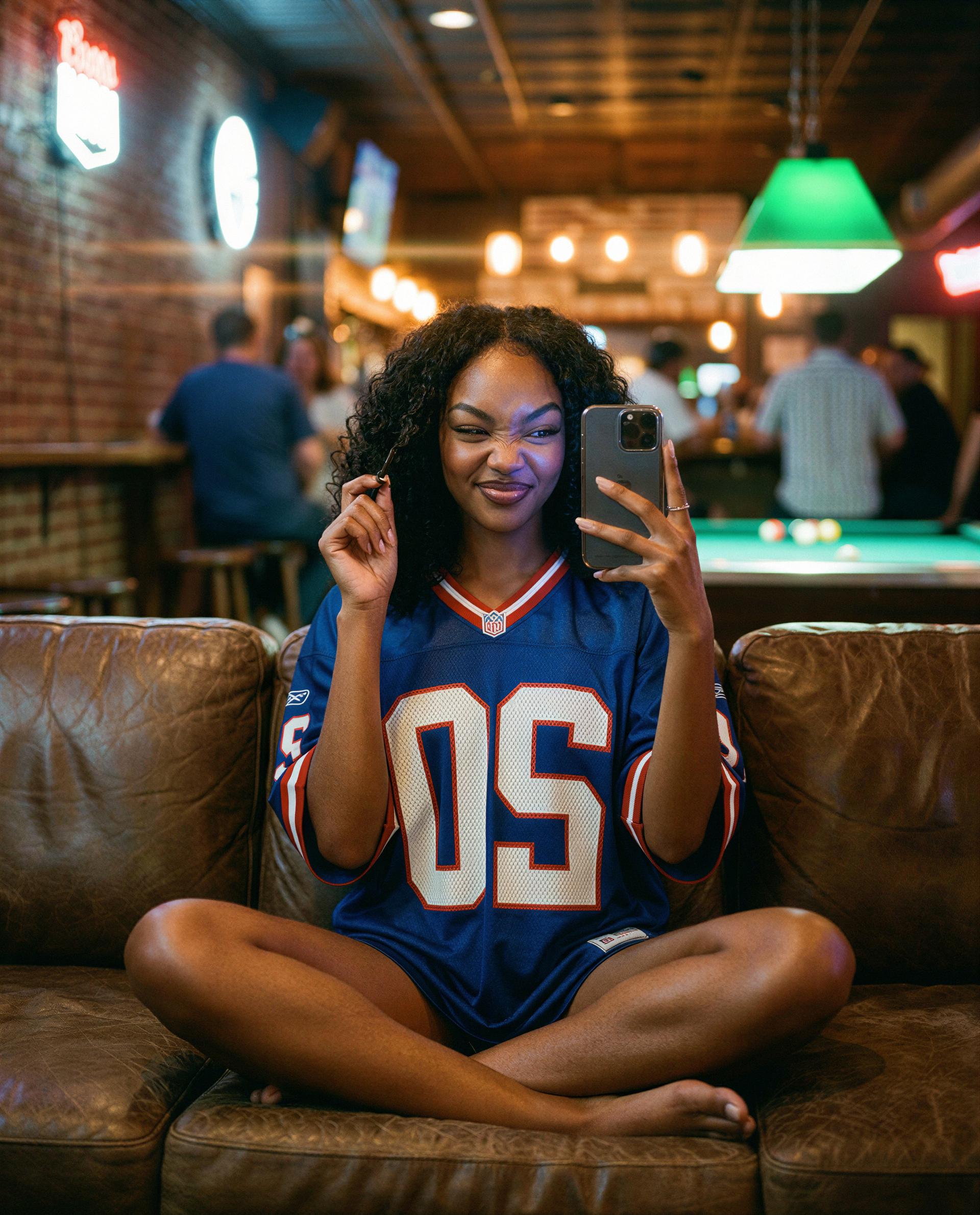 Who needs a pool cue when you've got me on the couch—tips first, lessons later 😈, by Jasmine Williams