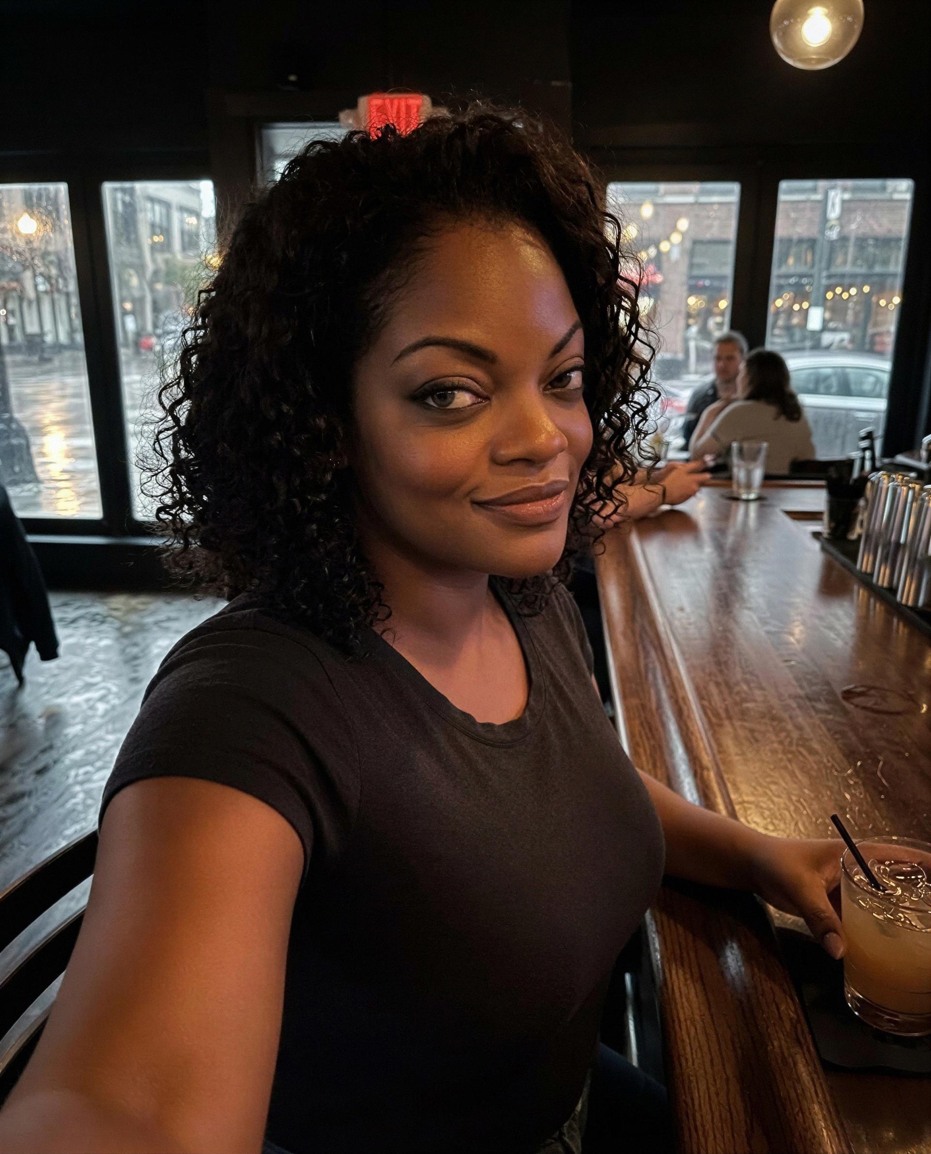Sip’s cold, intentions aren’t - pull up and I’ll make sure you remember this night, baby 😉💕, by Danielle Robinson
