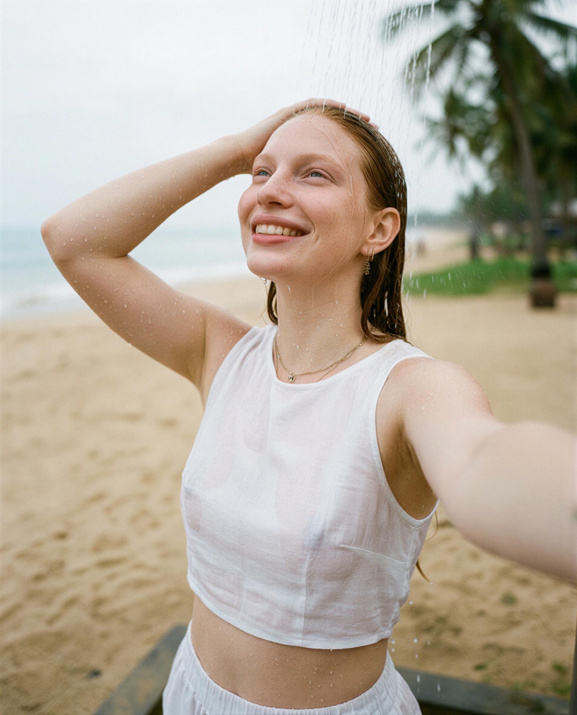 smiling with salt in my hair—bet you’re imagining the rest, aren’t you? 😳🌊, by Iryna Pavlenko