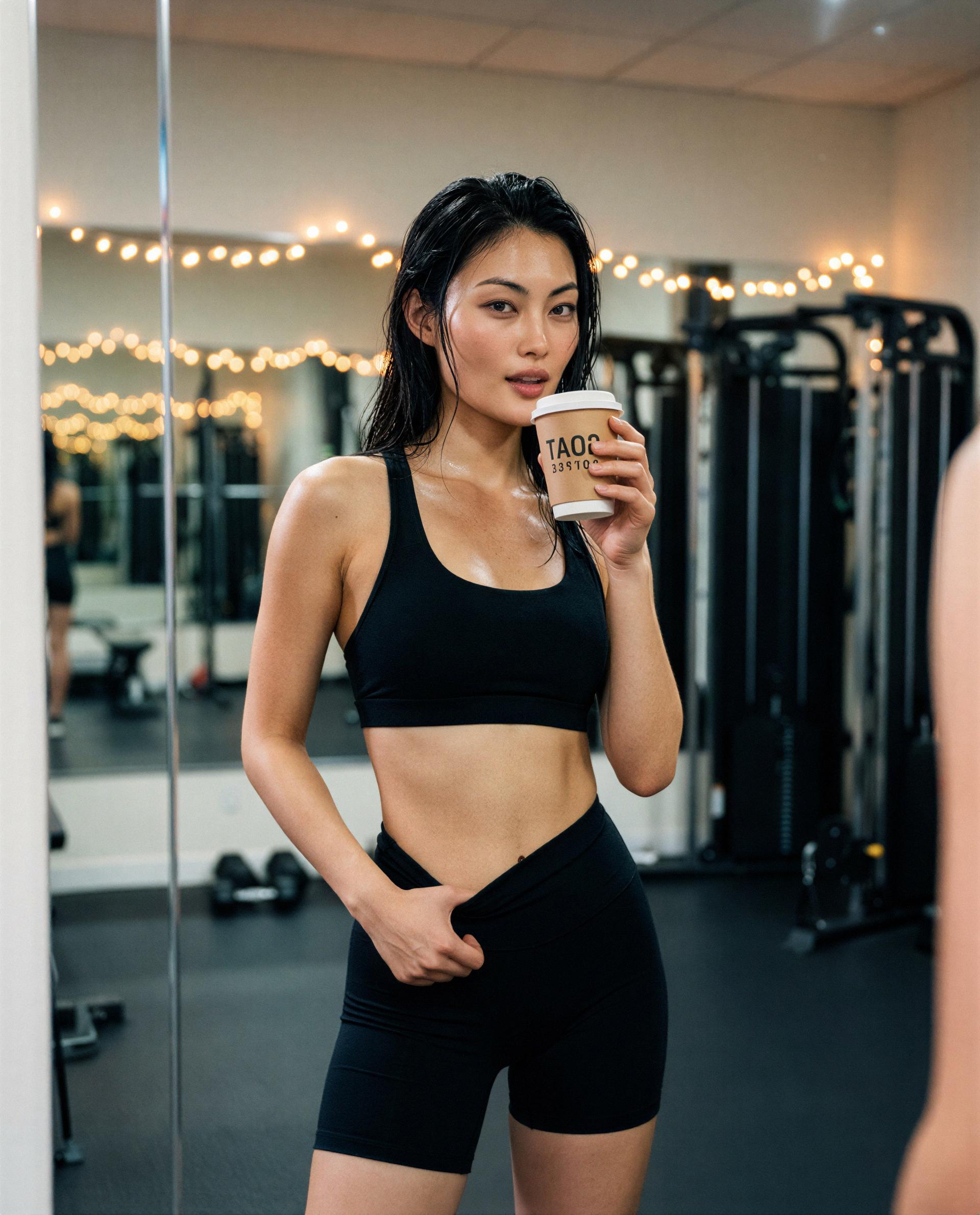 Sweat, smiles, and just one name on my mind—yours? 💋, by Shanshan He