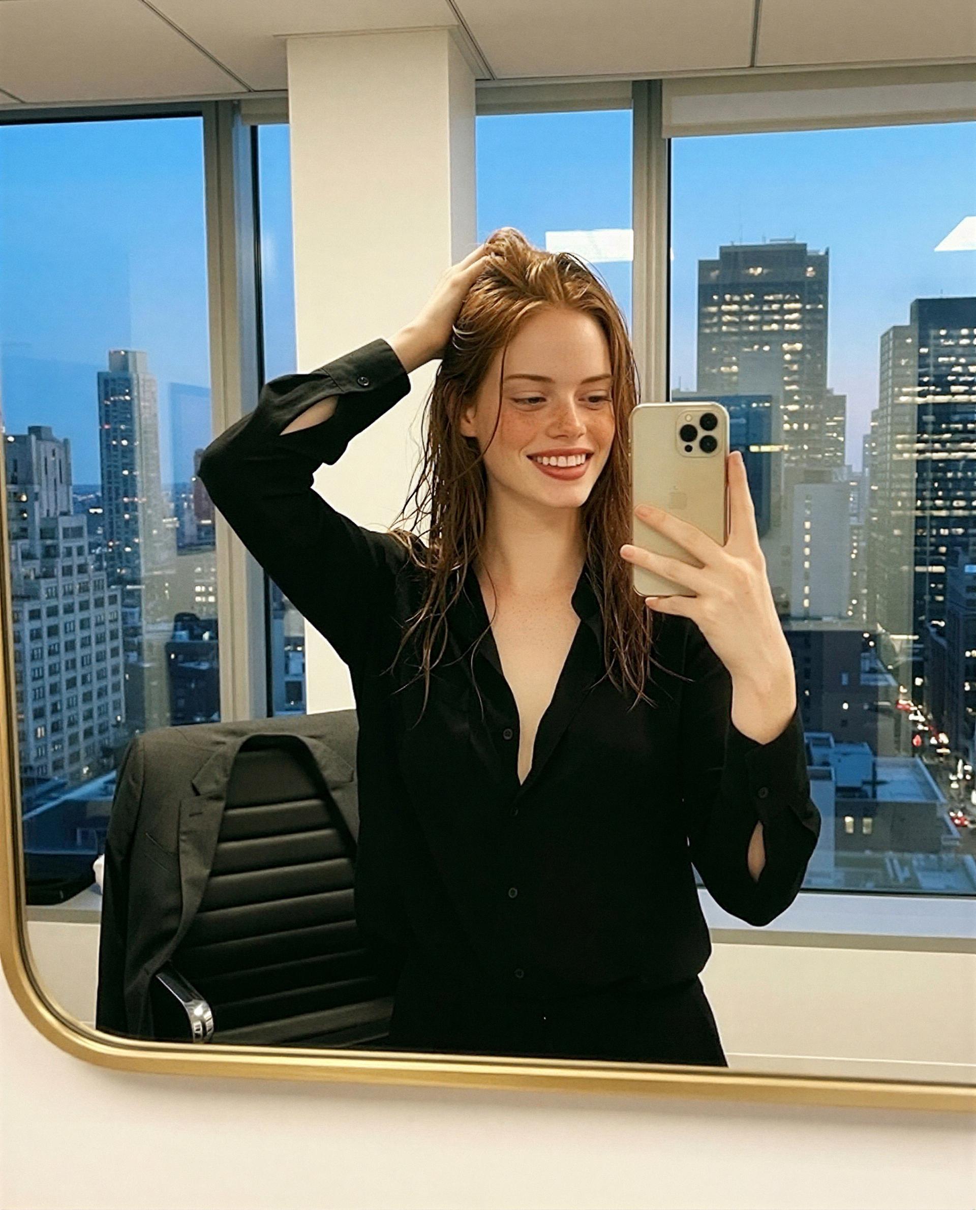 City lights, damp hair, and a VIP pass with your name on it - come claim it? 😘💕, by Bianca Sweeney