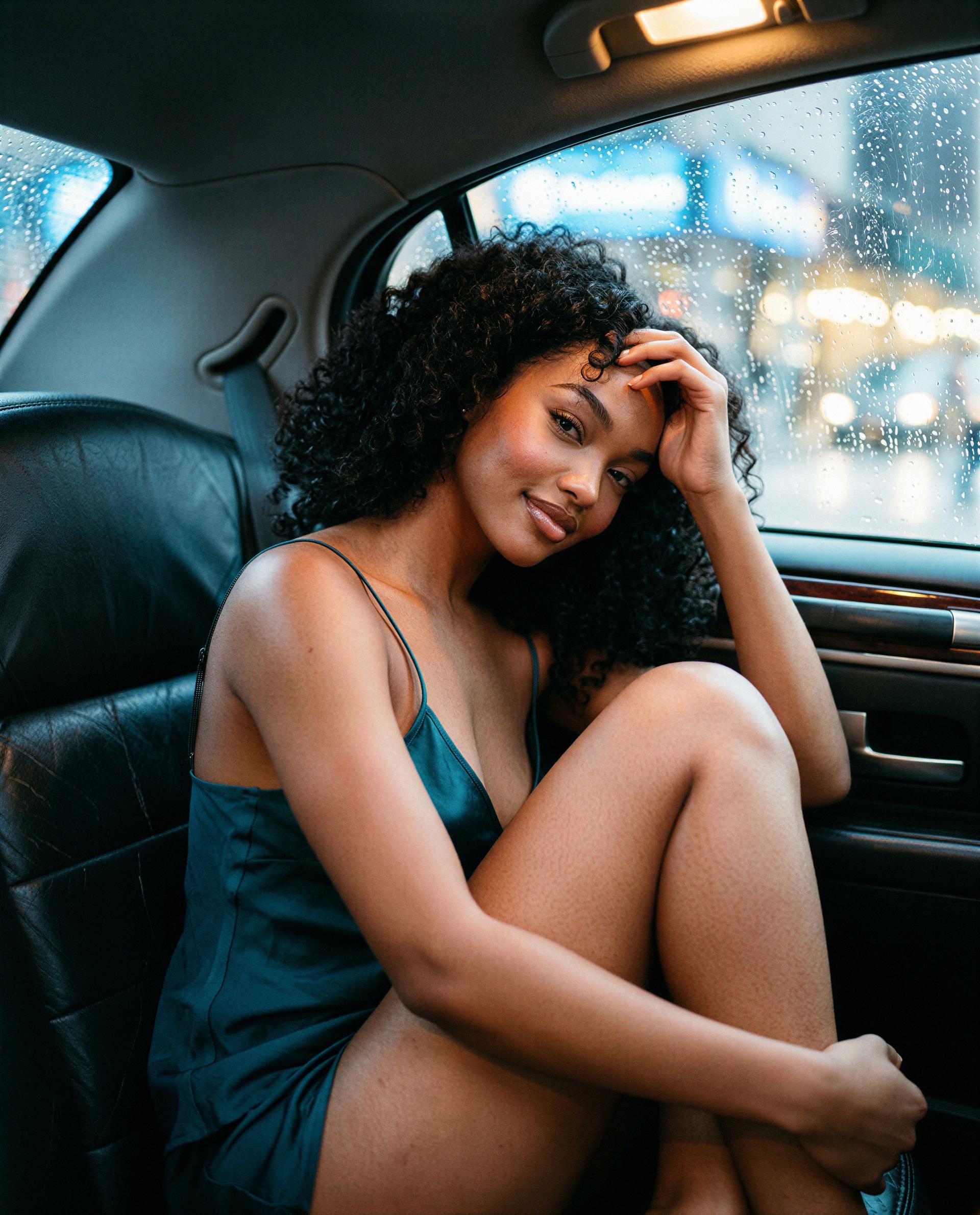Backseat, rain, and a promise—send a tip and I'll make it worth your while 😈, by Jasmine Williams