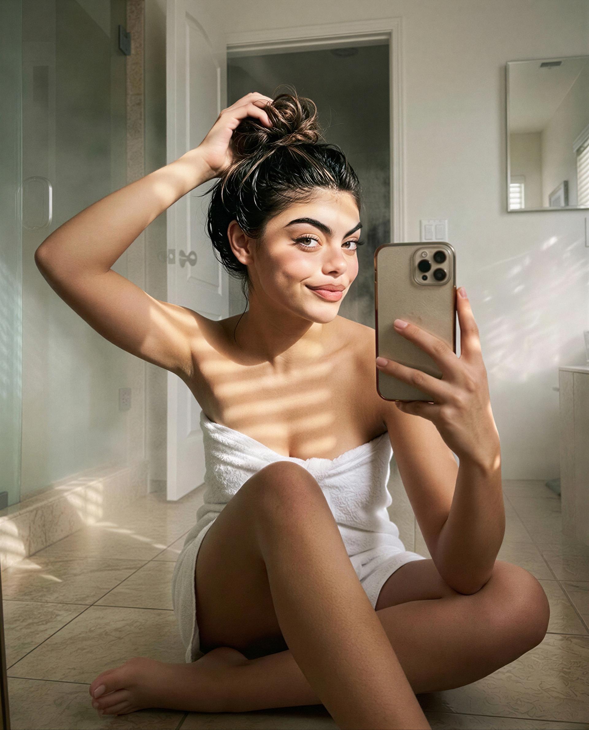 This one's for you 💕 - saved a spot, want to make my towel the least interesting thing in the room? 😉, by Gabriela Moreno