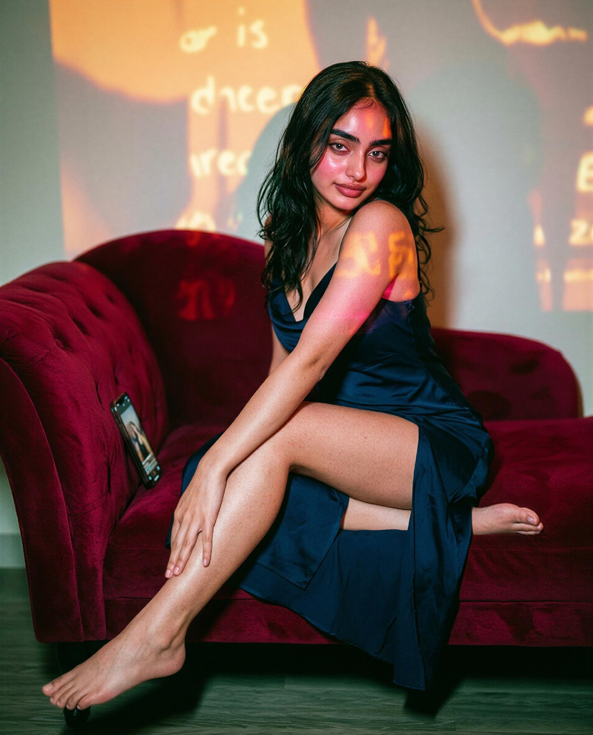 Silk on, lights low—wanna make tonight interesting?, by Gul Ansari