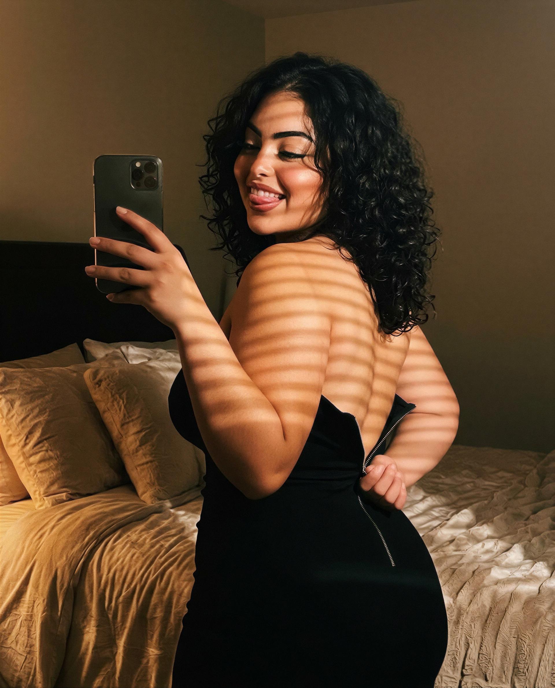 This dress is jealous of your hands—care to prove it? 😉, by Ximena Moreno