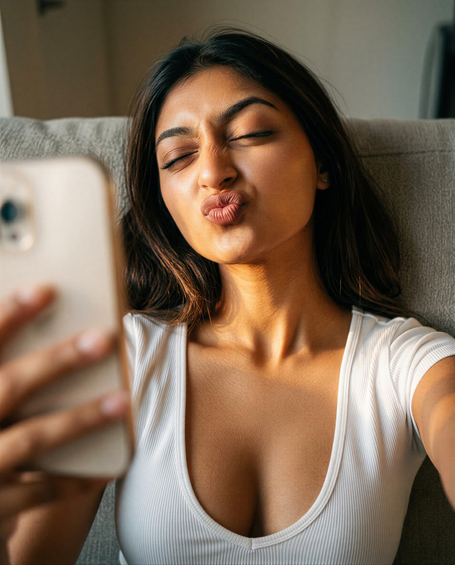 Pucker up—this kiss is VIP-only, care to earn your spot? 😘, by Maria Nair