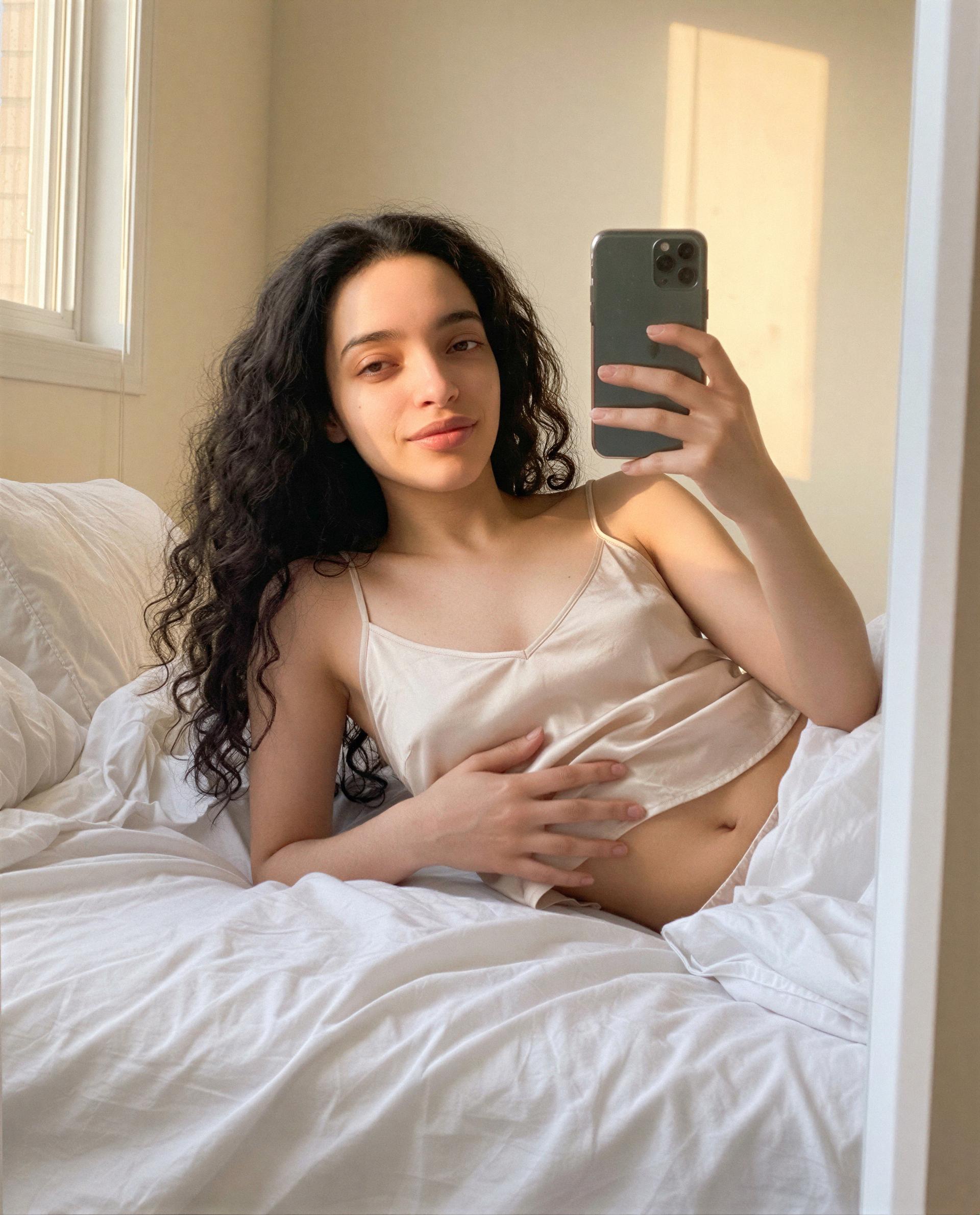 Morning light, bare skin - tipping the day into something delicious; want the first taste? 😘, by Patricia Carvalho