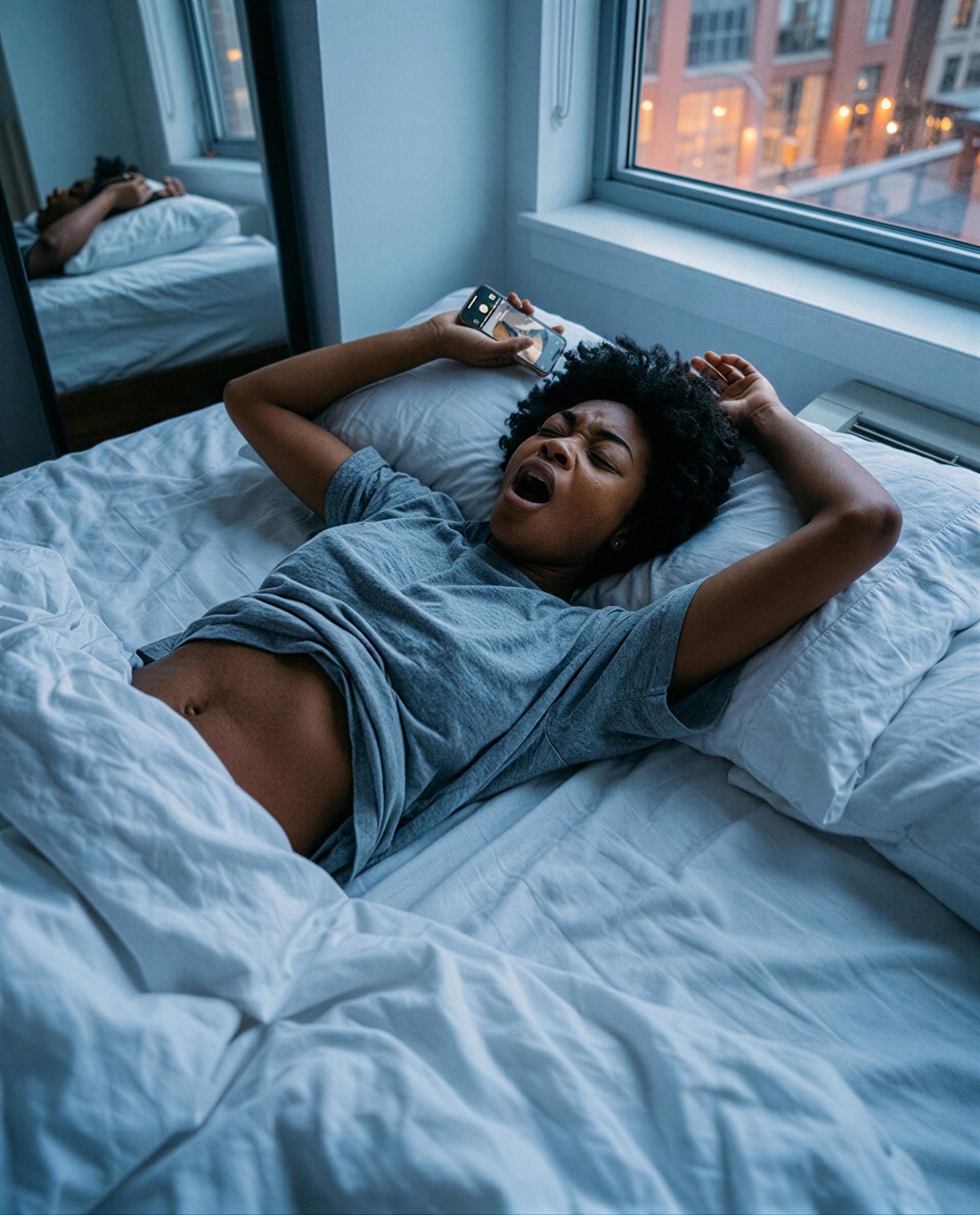 Alarm failed — think you can be my wake-up call? 😉, by Zola Lewis