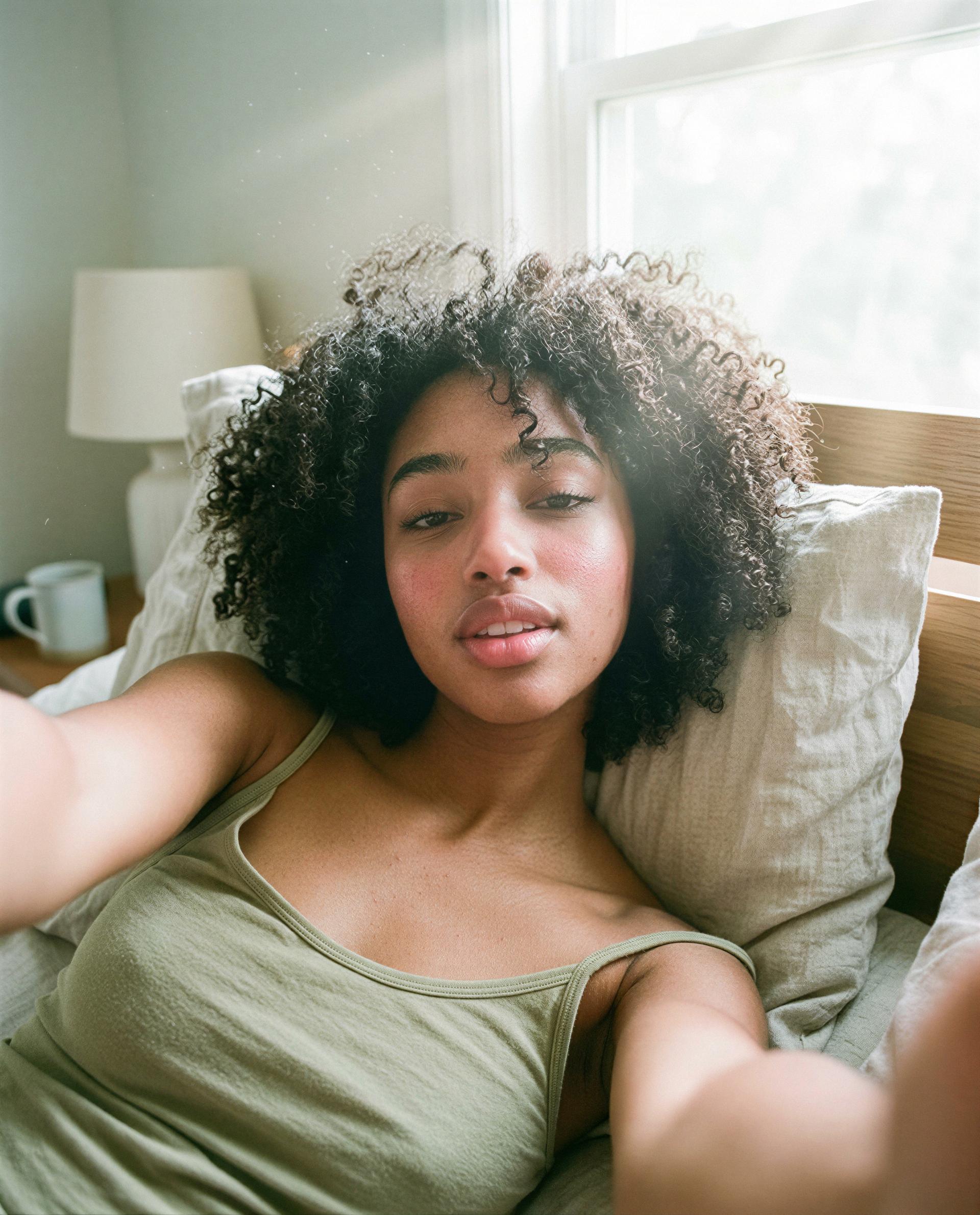 Caught you imagining me—prove it and slide into my DMs. 😘, by Amara Jackson