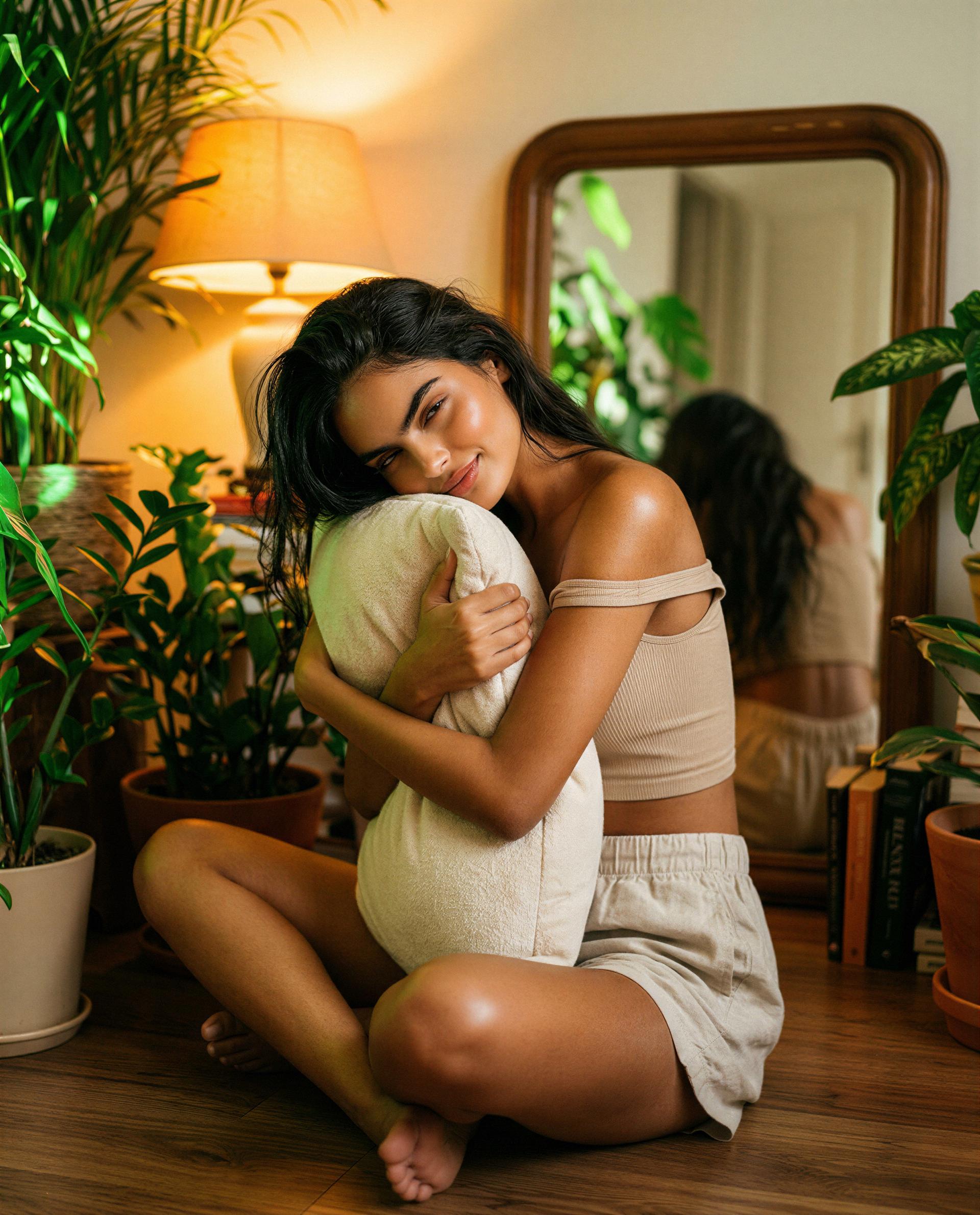 Tara Siddiqui: Wrapped up in my favorite cozy vibes, feeling cute and comfy. 💫