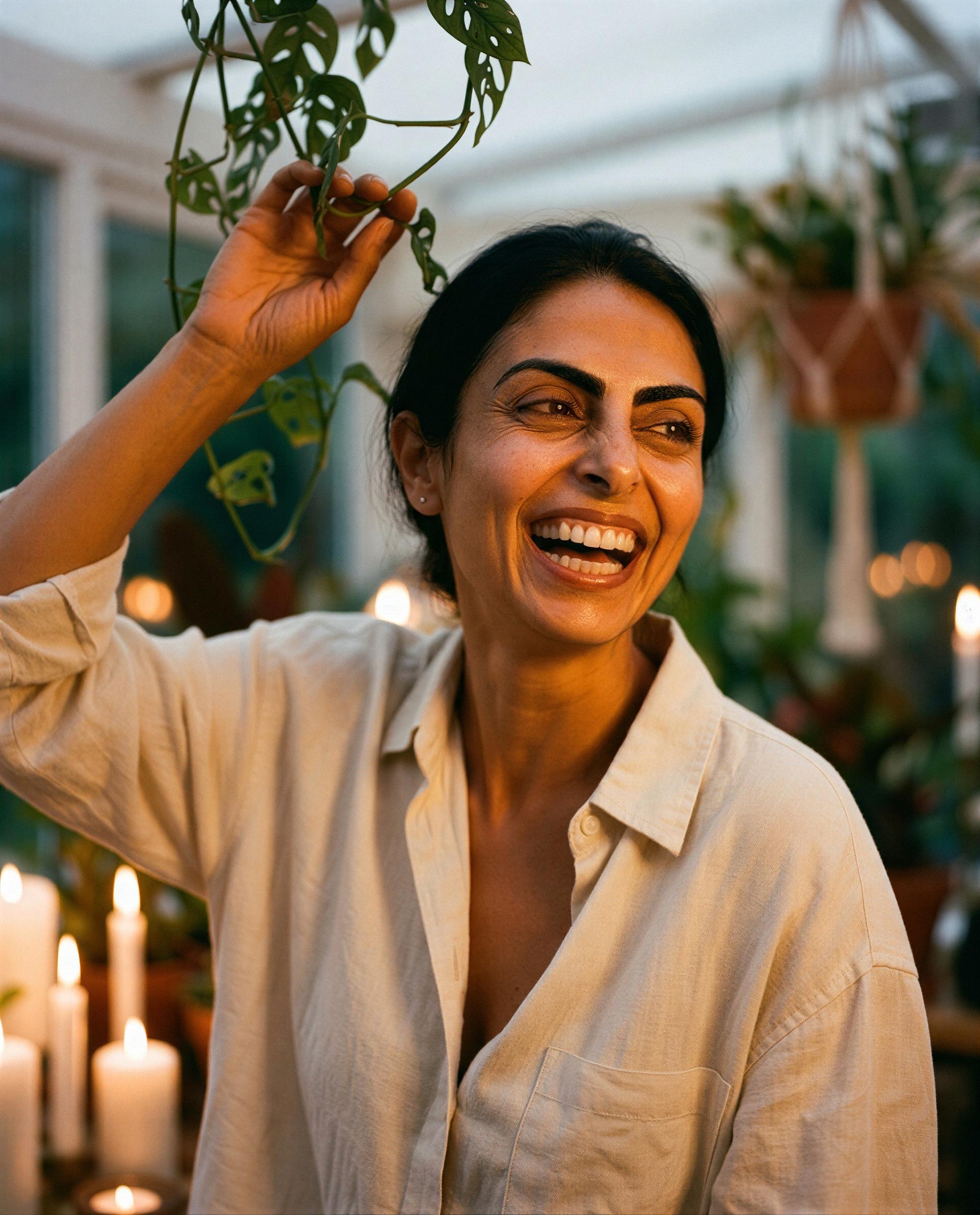 This smile's got a reservation with your name - care to claim it for tonight? ✨, by Ceyda Polat