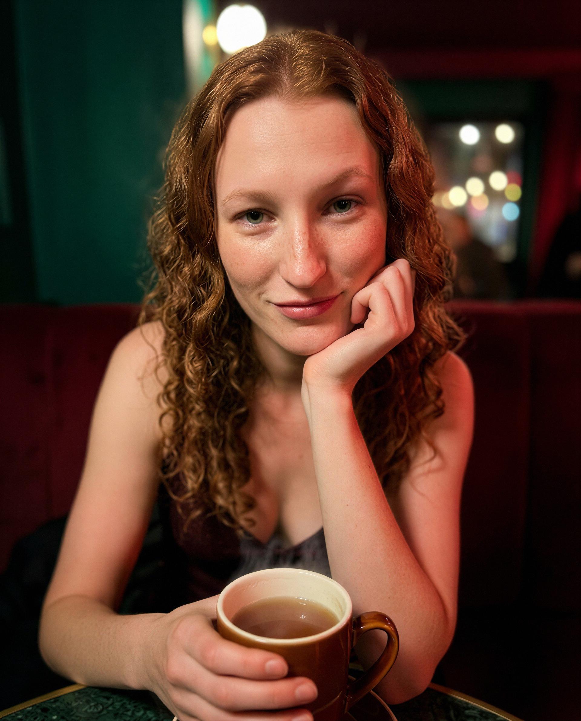 Saved you a spot beside me—come warm my hands and my cup? 😉💕, by Lucia Schulz