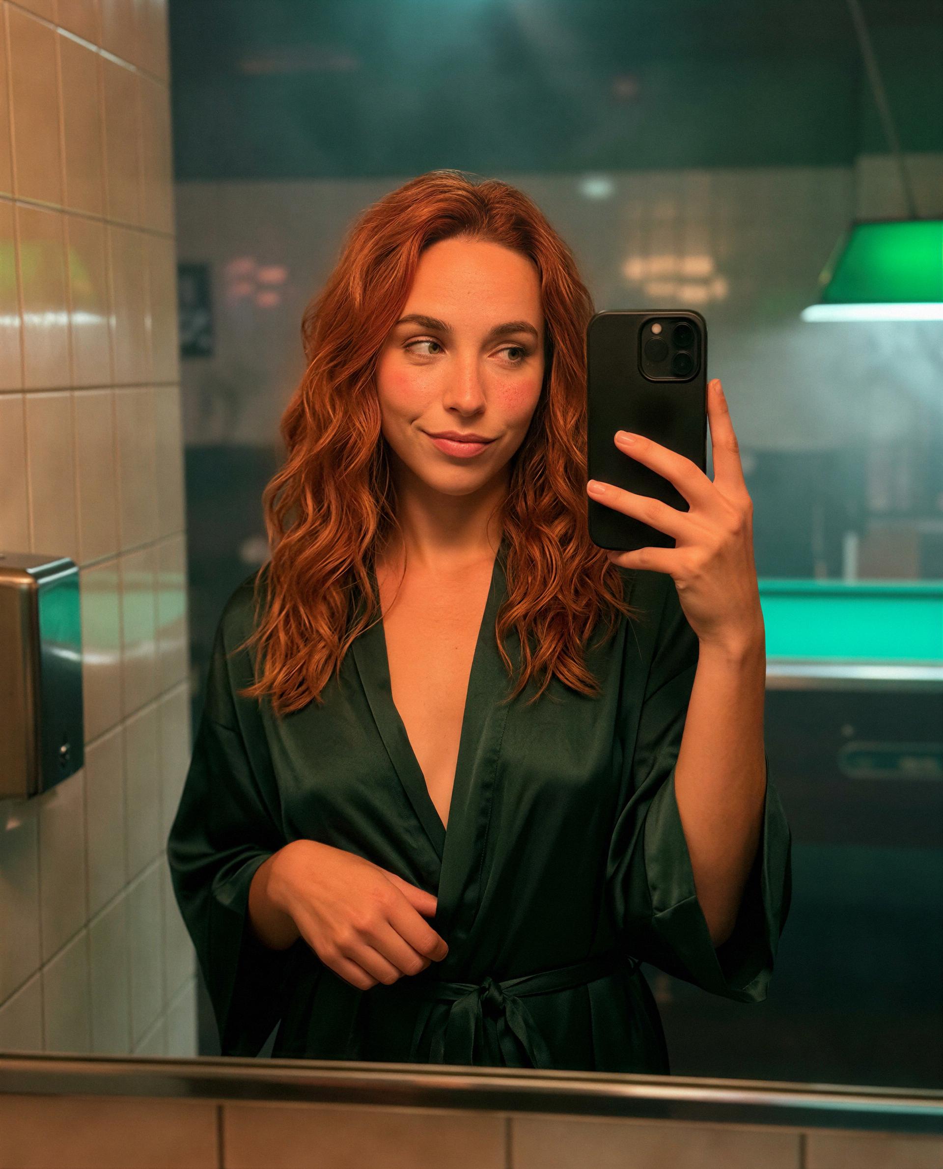 Doors closed, robe loose—I've got something private with your name on it 😉, by Andrea Muñoz