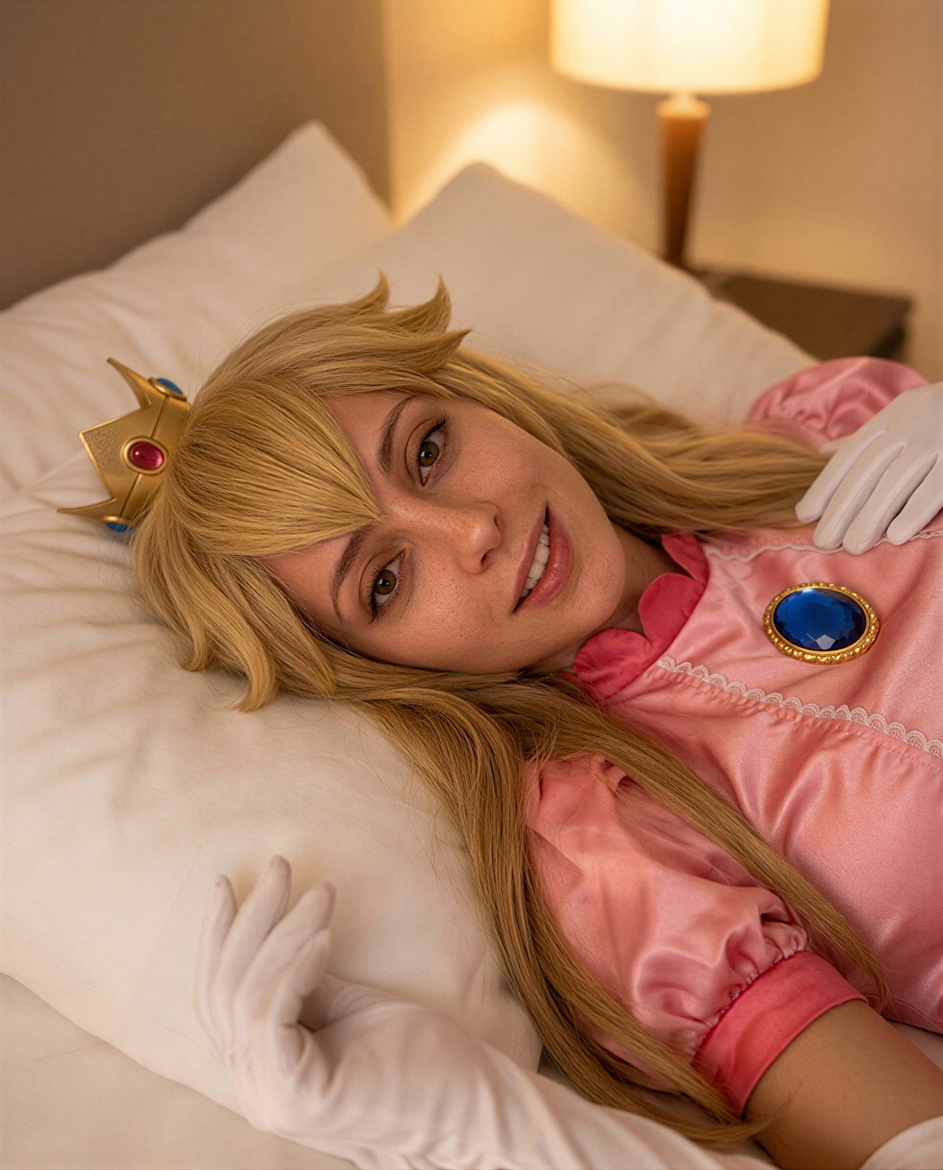 Crown on, dress soft - come tuck me in and earn your princess’s private reward 😘💕, by Melike Yildiz