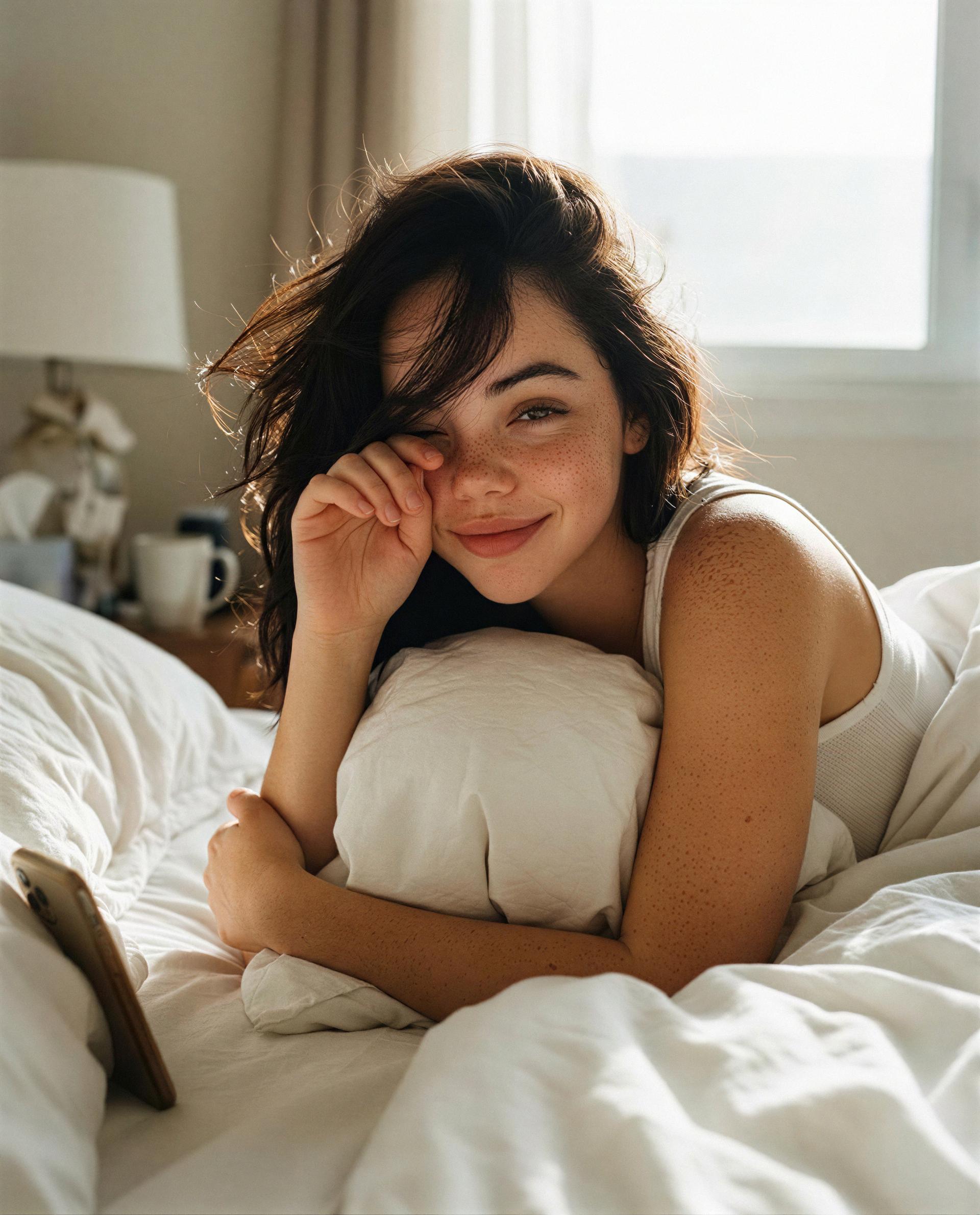Woke up feeling dangerously available — wanna take the risk? 😏, by Raquel Costa