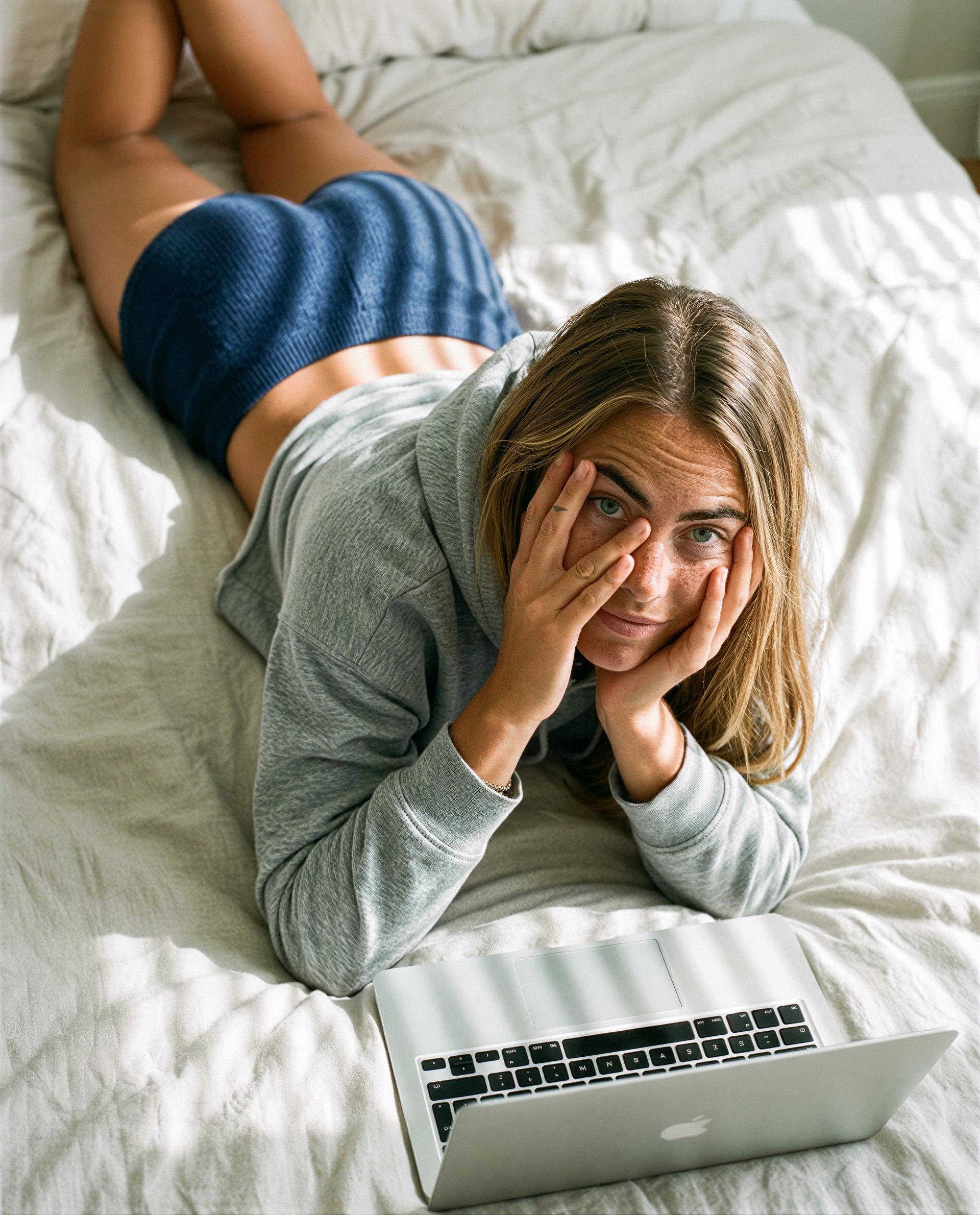 Caught you scrolling—come closer and I’ll make it worth your while., by Anna Johansson