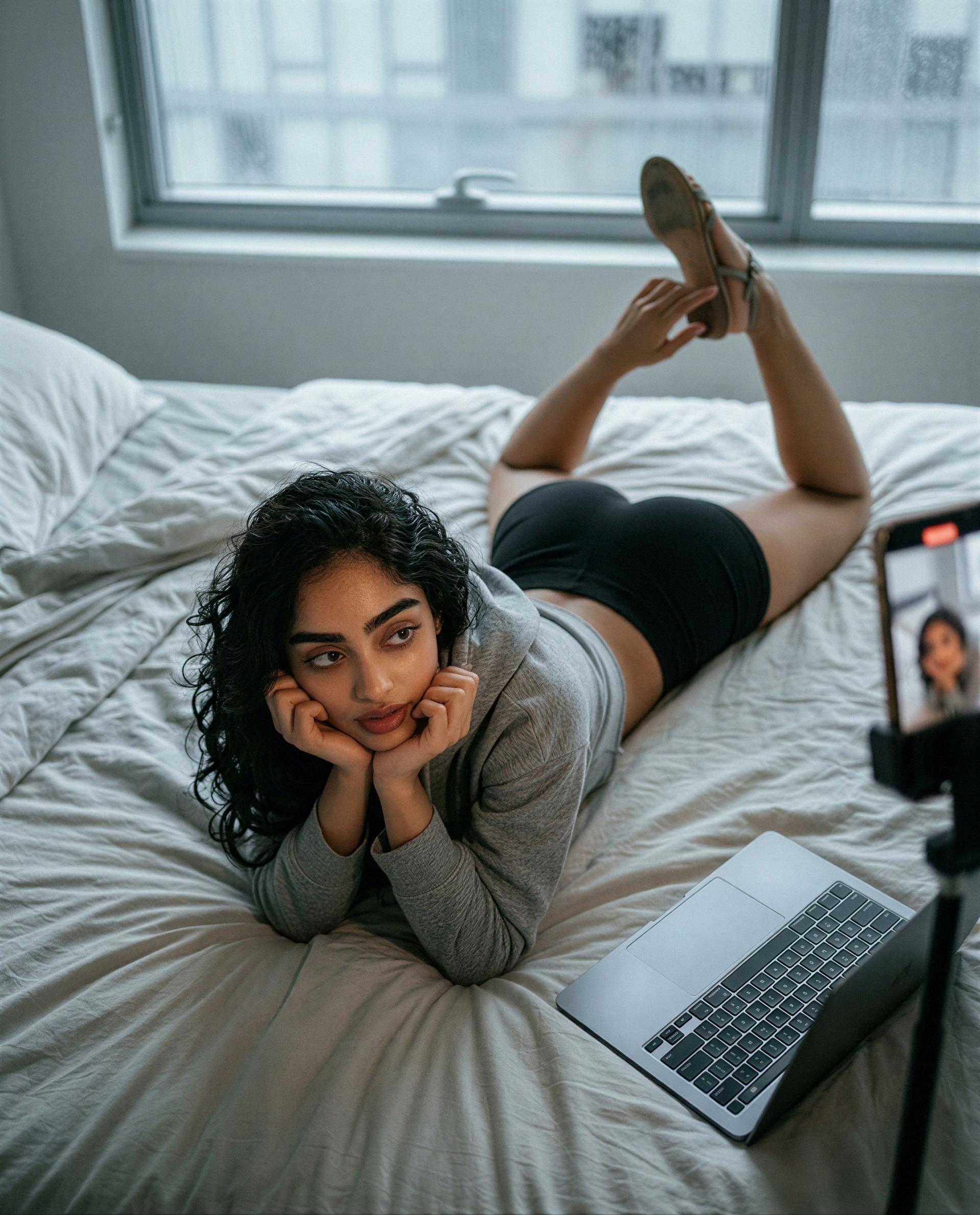 I'm recording something just for you—care to be my guilty pleasure tonight? 😘, by Gul Ansari