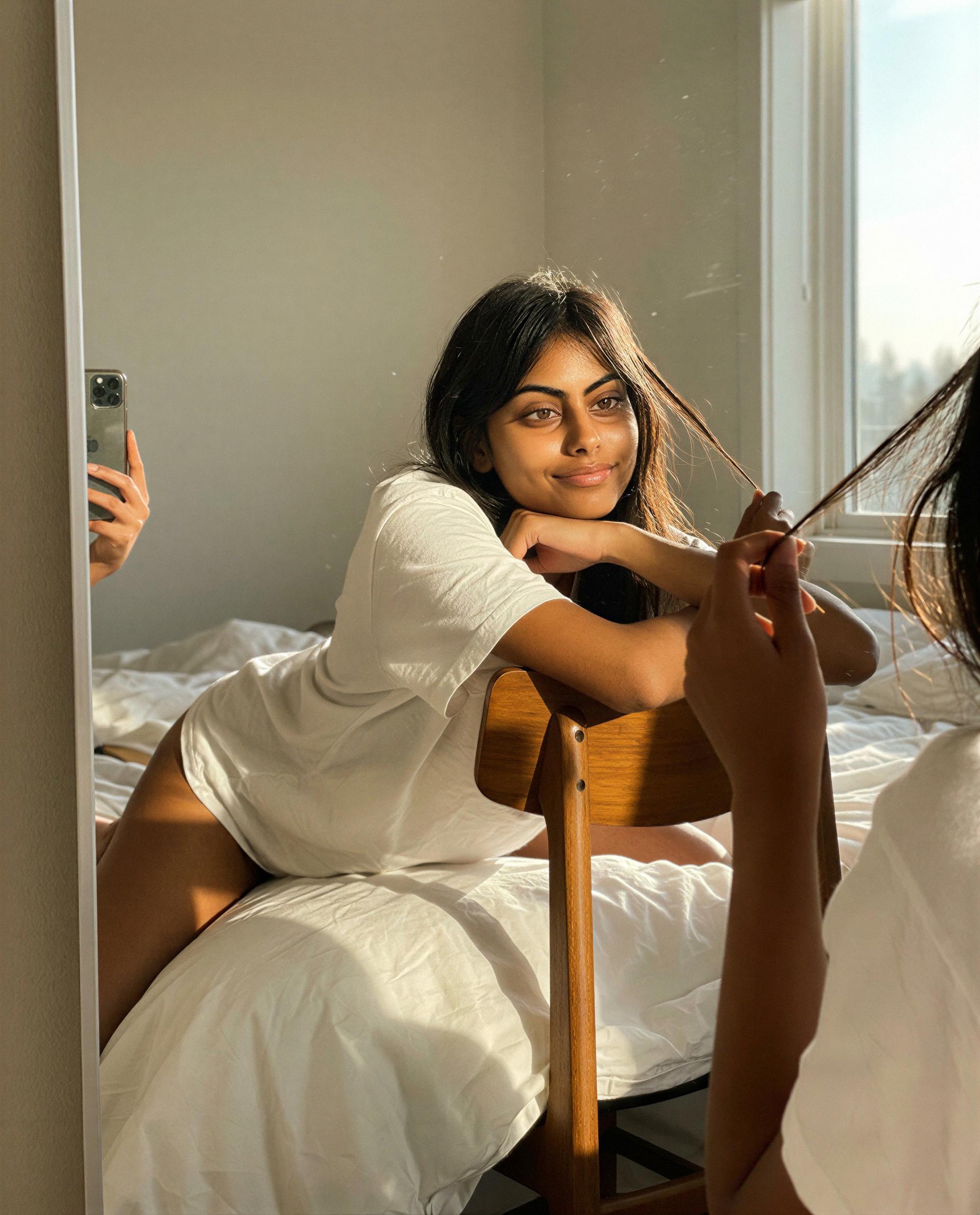 Sun on my skin, thoughts on you—tempt me into sending the afterparty 😈, by Ishita Malhotra